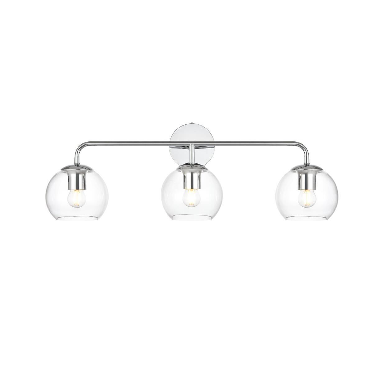 Genesis 28 Inch 3 Light Bath Vanity Light by Elegant Lighting