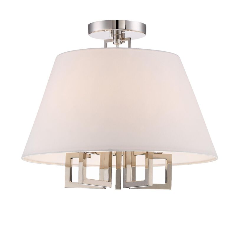 Libby Langdon Westwood 16 Inch 5 Light Semi Flush Mount by Crystorama