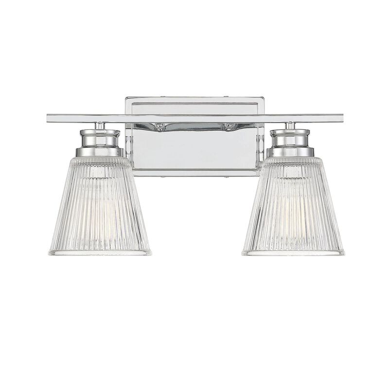 16 Inch 2 Light LED Bath Vanity Light by Meridian Lighting