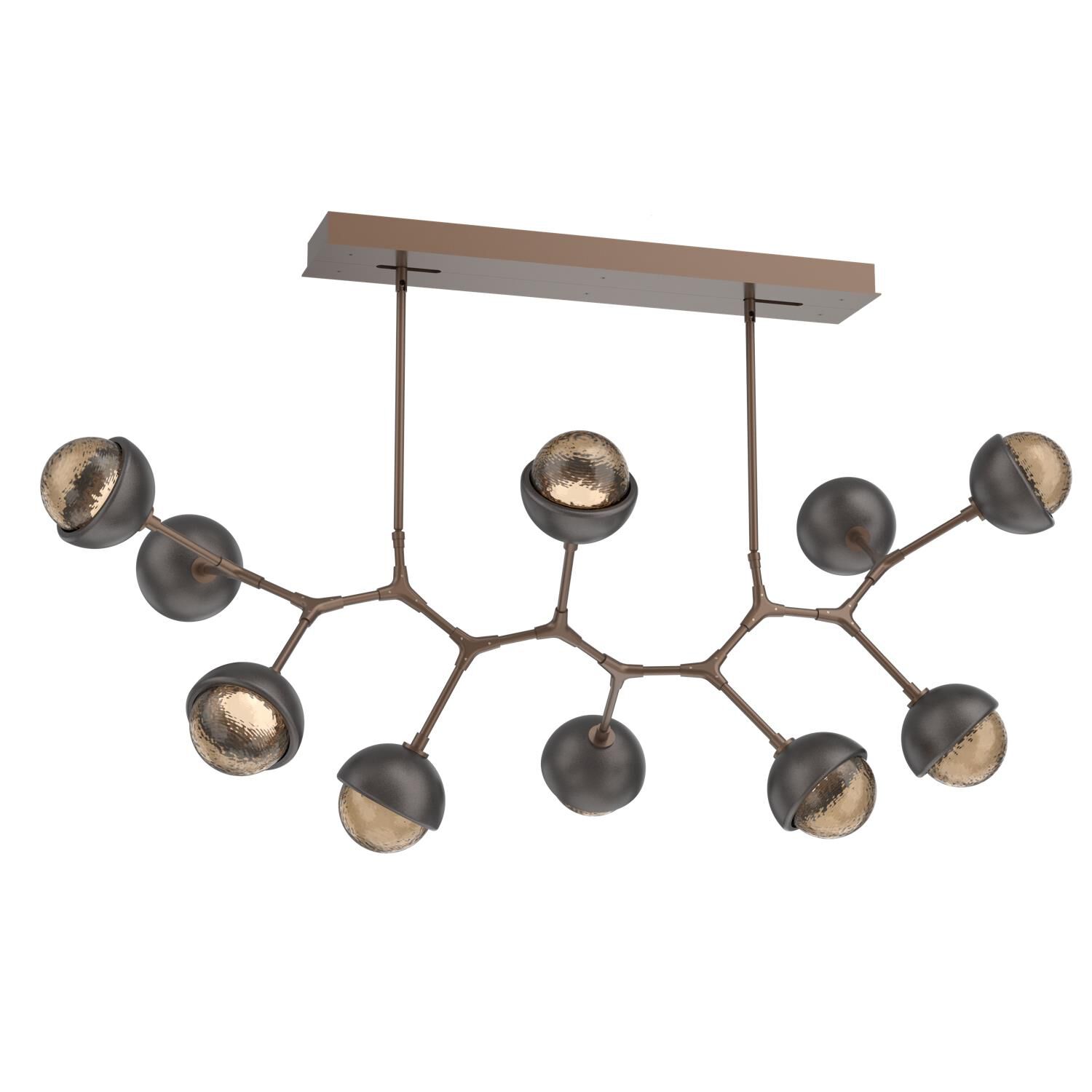 Shown in Burnished Bronze finish and Bronze glass and Graphite accent