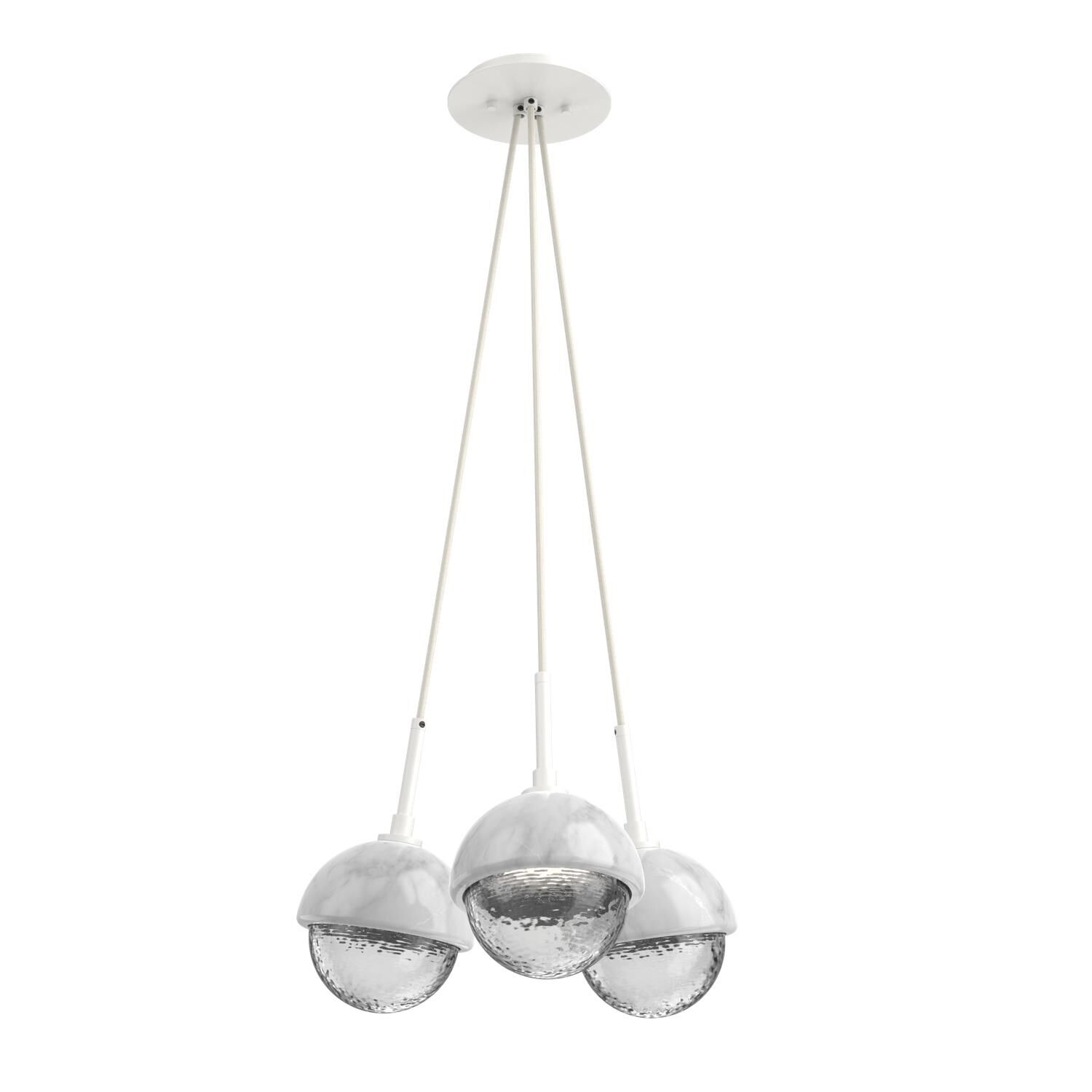 Levi Wilson Cabochon 13 Inch Multi Pendant Light by Hammerton Studio