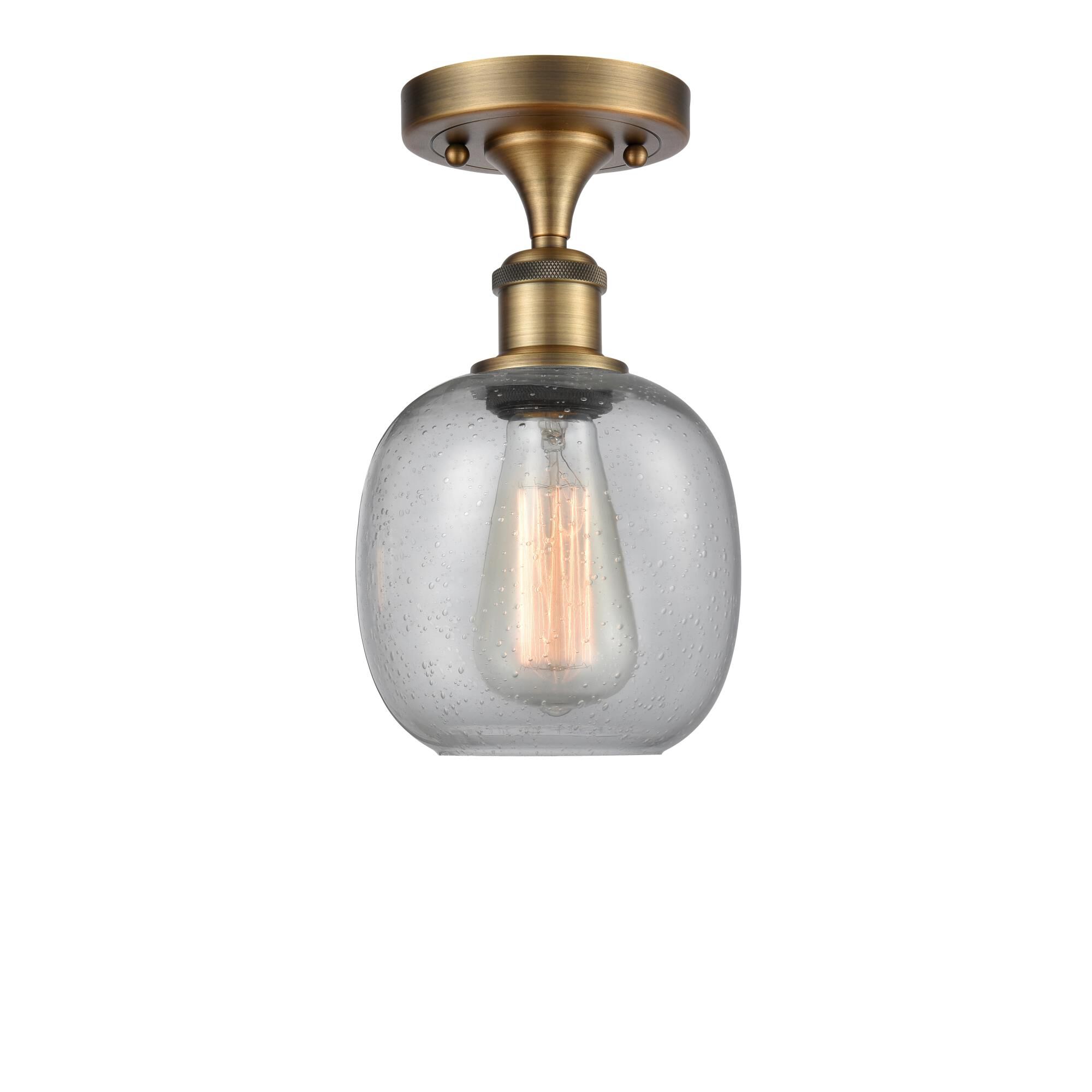 Bruno Marashlian Belfast 6 Inch 1 Light LED Flush Mount by Innovations Lighting