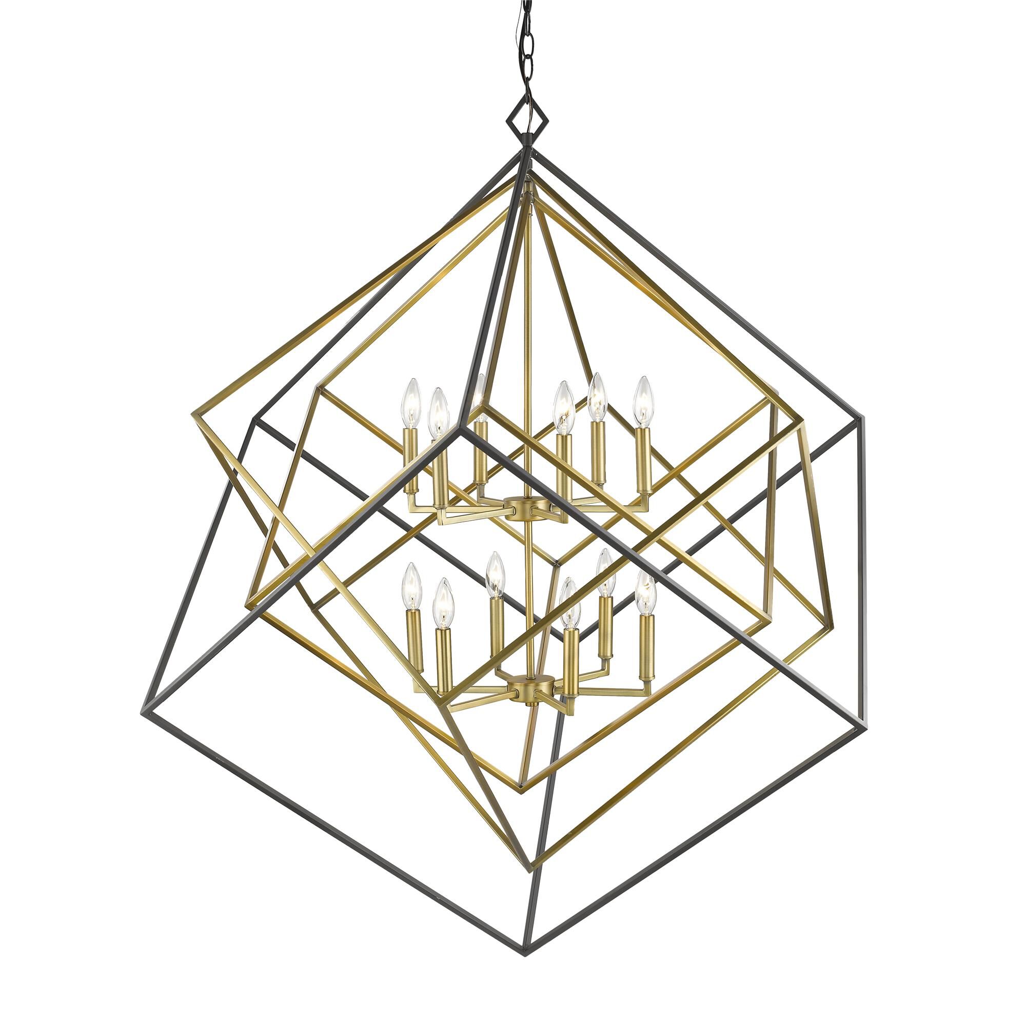 Shown in Olde Brass + Bronze finish and --- glass and --- shade