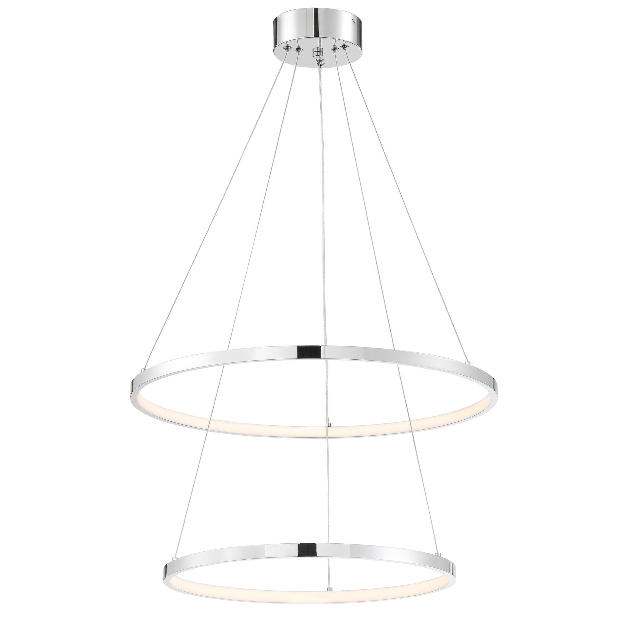 Rimmy 23 Inch 2 Light LED Multi Light Pendant by Lite Source