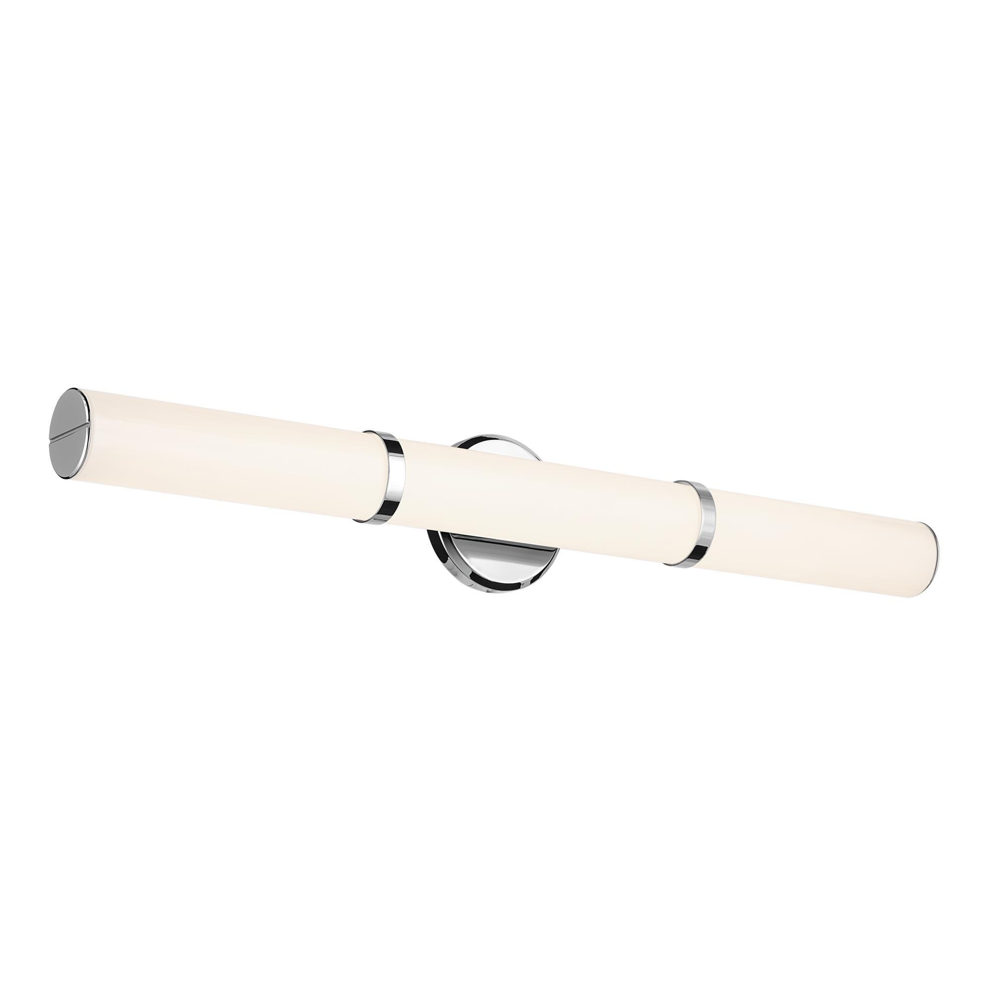 Shown in Chrome finish and Clear with Painted White Inside glass