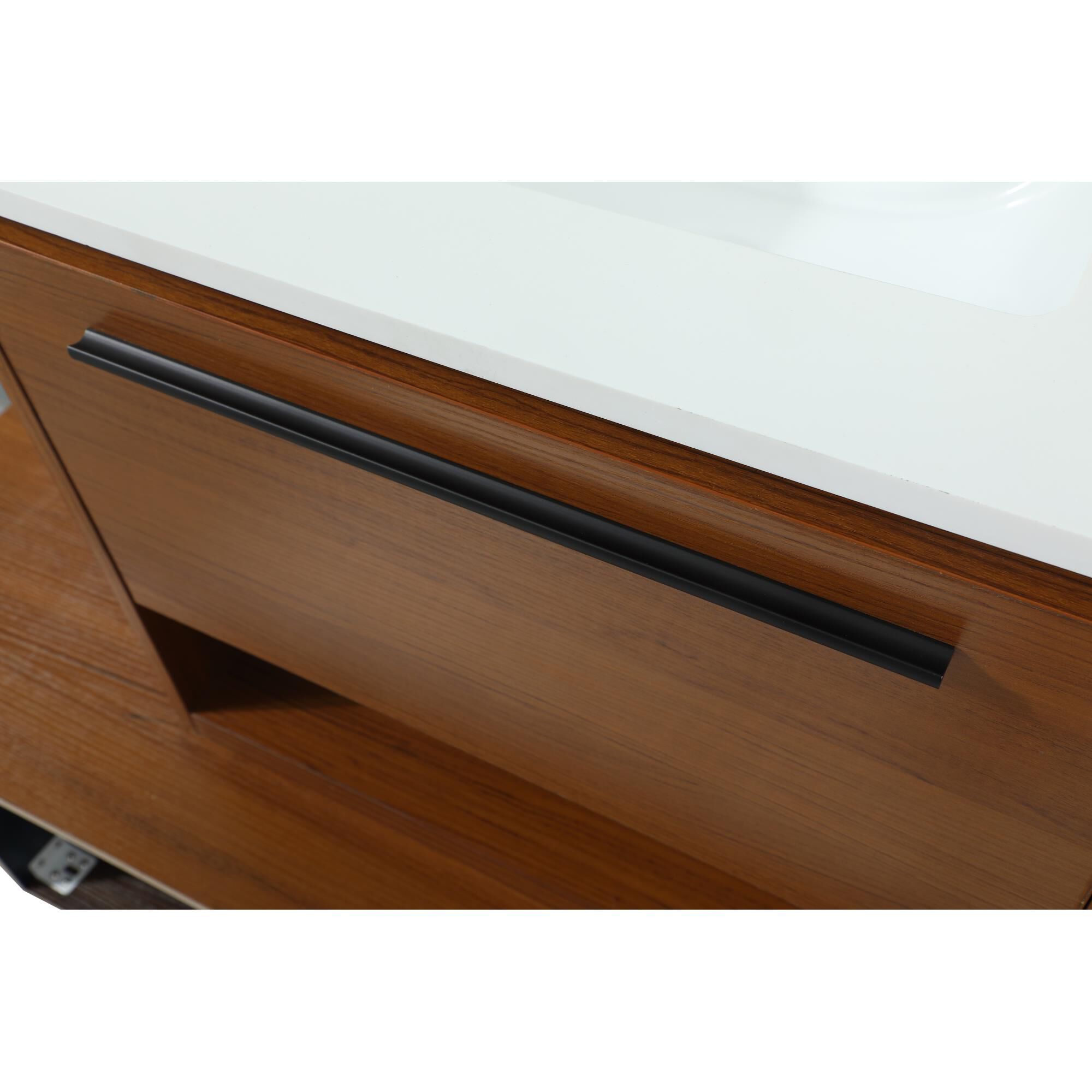 Shown in Teak finish