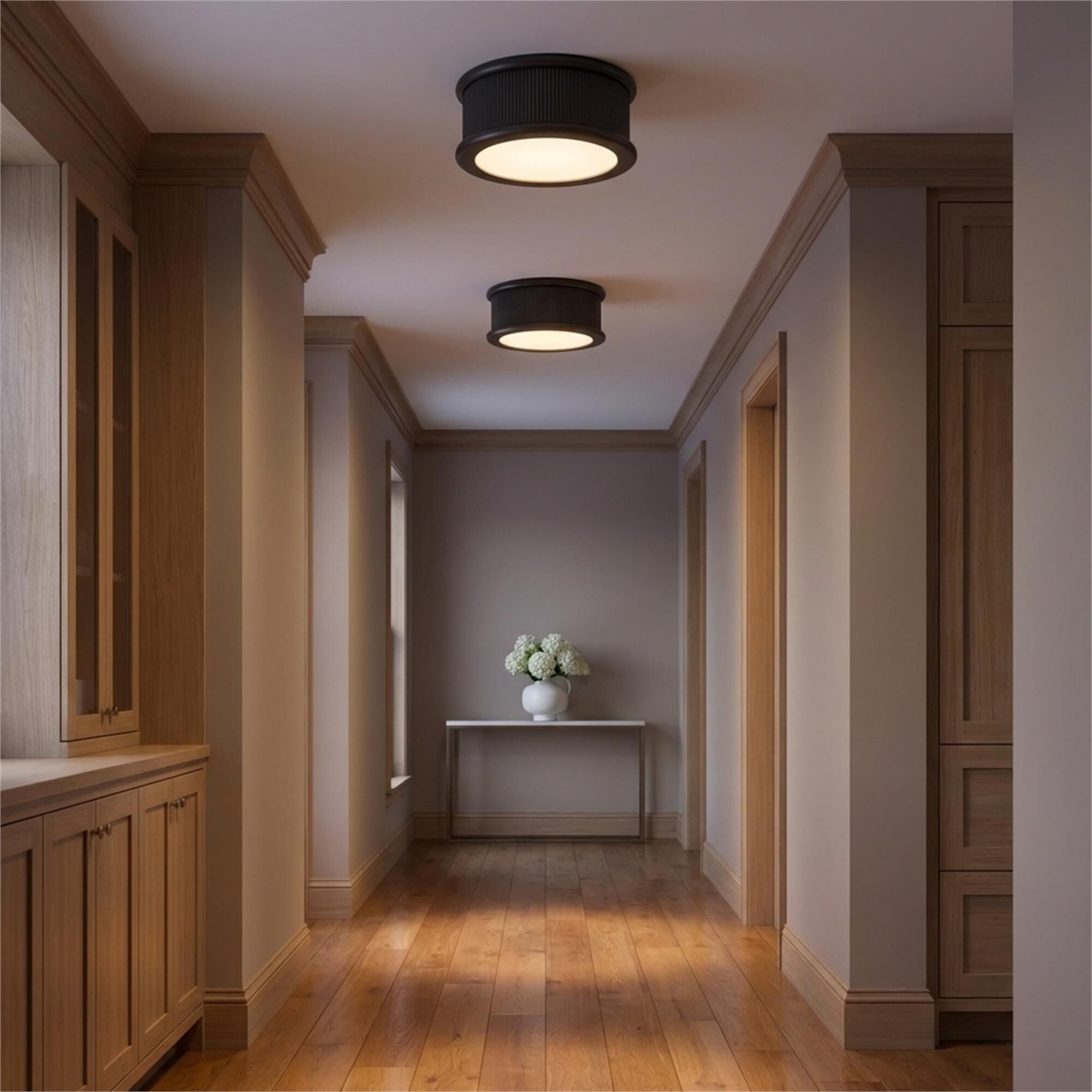 Paloma Contreras Ritz 14 Inch 3 Light Flush Mount,