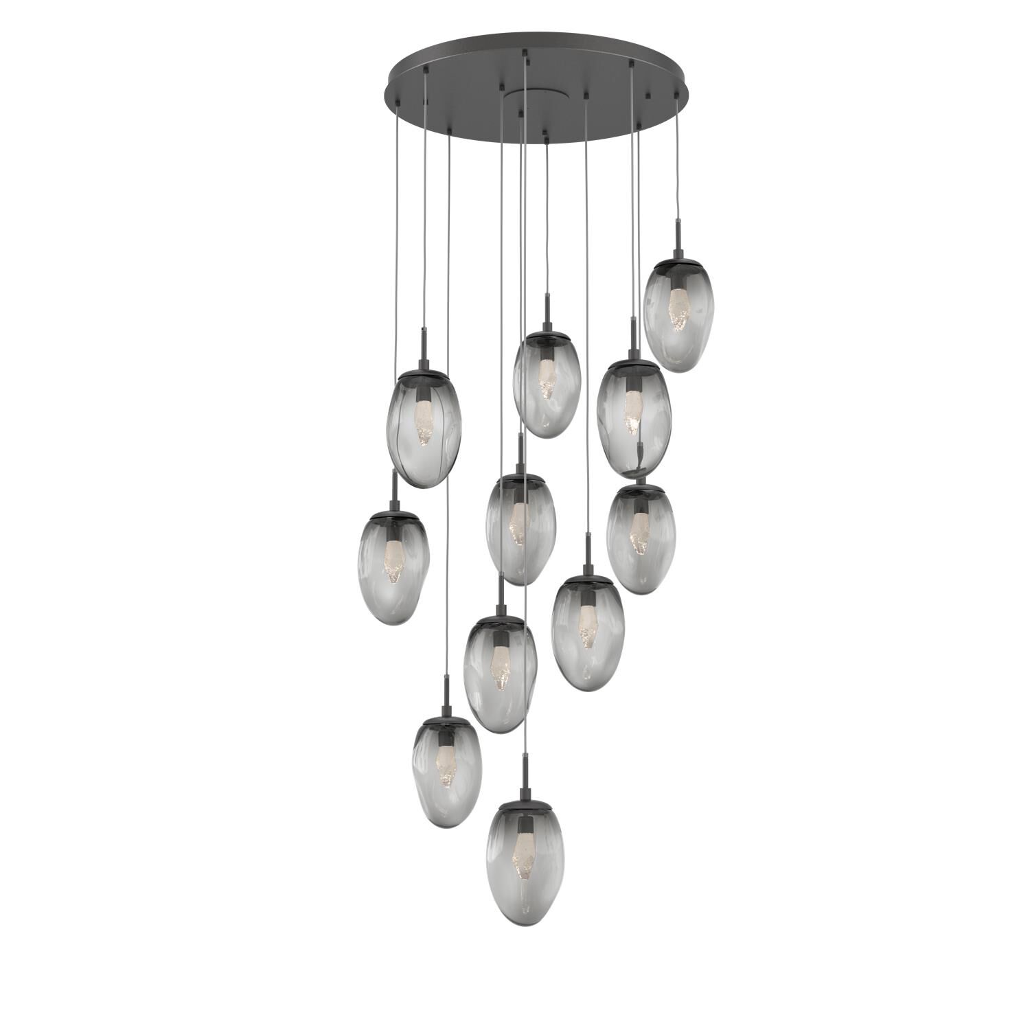 Levi Wilson Nebula 37 Inch 11 Light LED Multi Light Pendant by Hammerton Studio