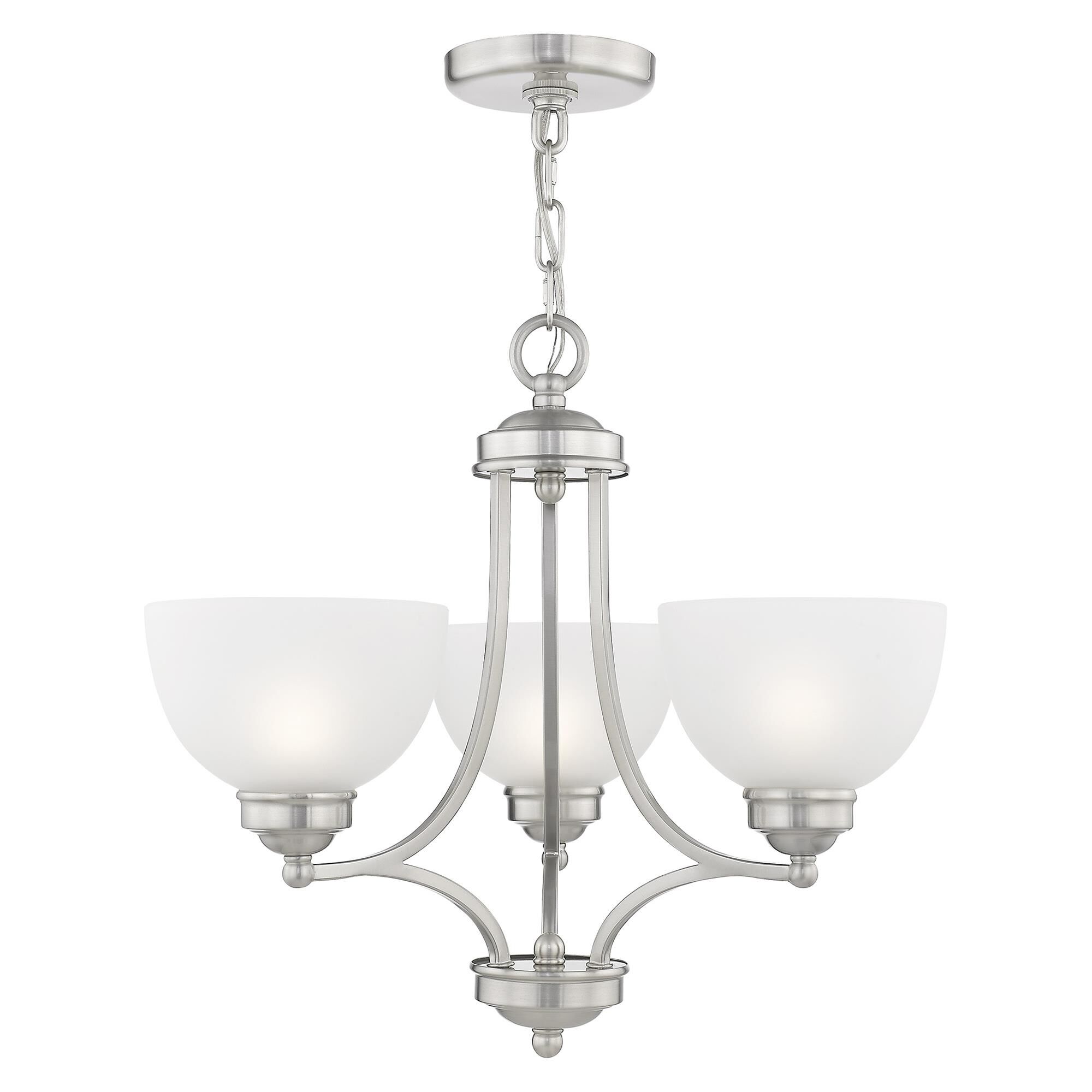 Somerset 20 Inch 3 Light Mini Chandelier by Livex Lighting