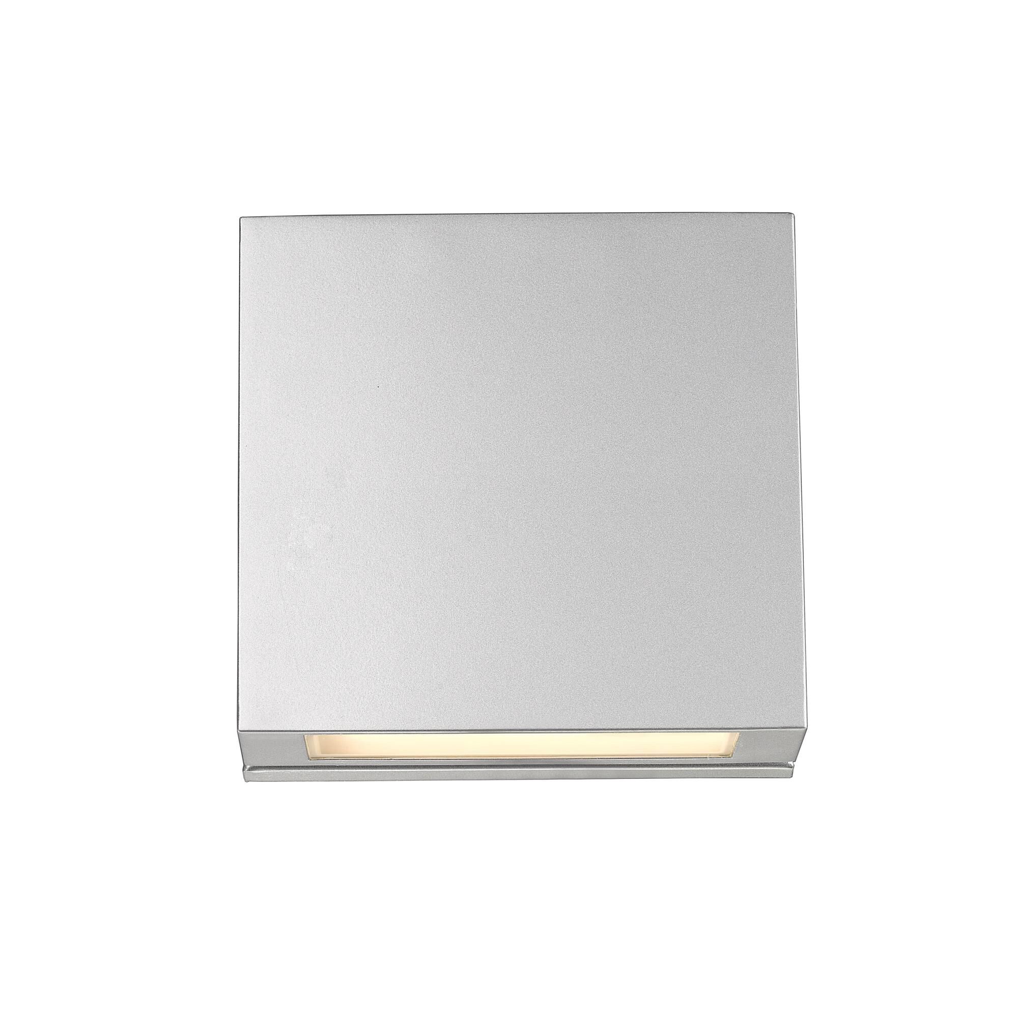 Quadrate 11 Inch Tall 2 Light LED Outdoor Wall Light by Z-Lite