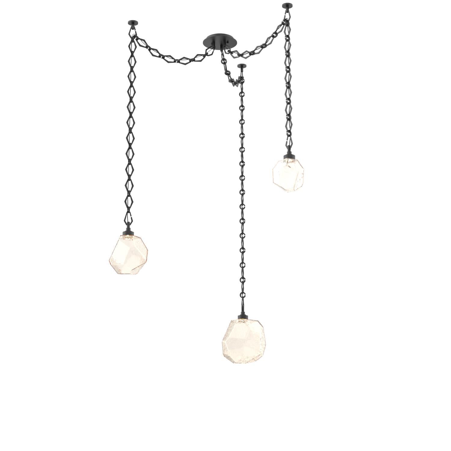 Levi Wilson Gem 17 Inch Multi Pendant Light by Hammerton Studio