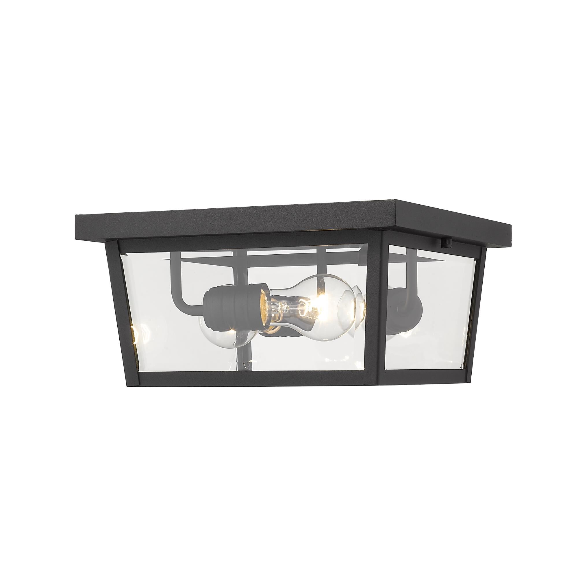 Beacon 12 Inch 3 Light Outdoor Flush Mount by Z-Lite