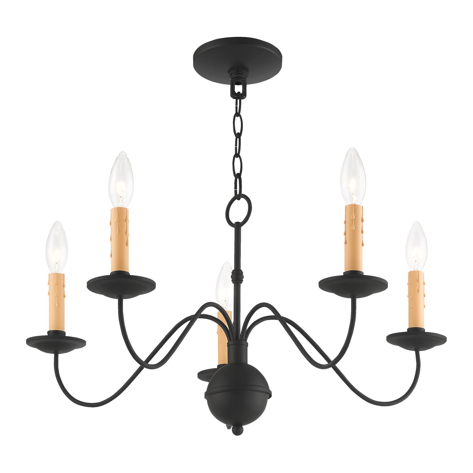 Heritage 24 Inch 5 Light Chandelier by Livex Lighting