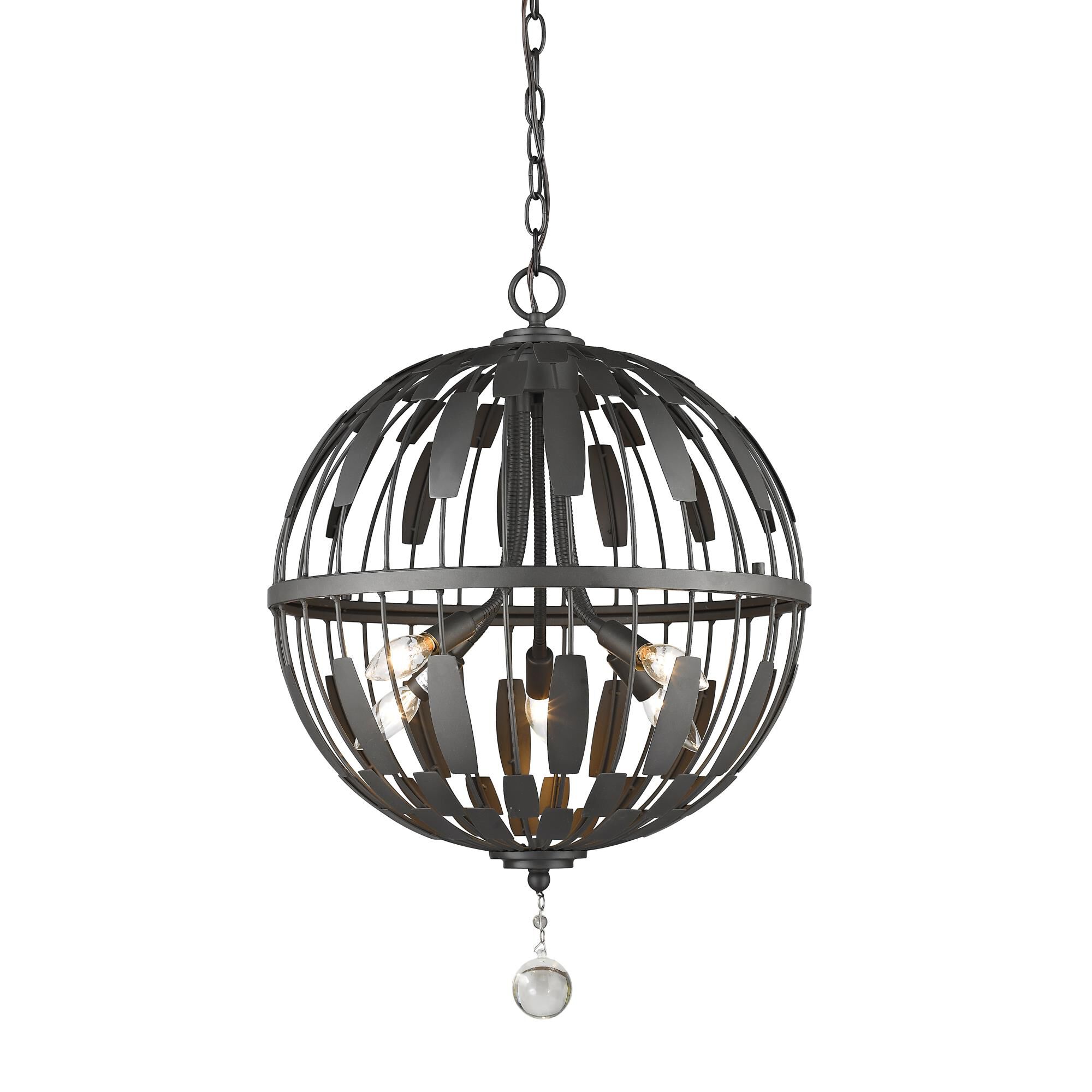 Almet 18 Inch 5 Light Mini Chandelier by Z-Lite