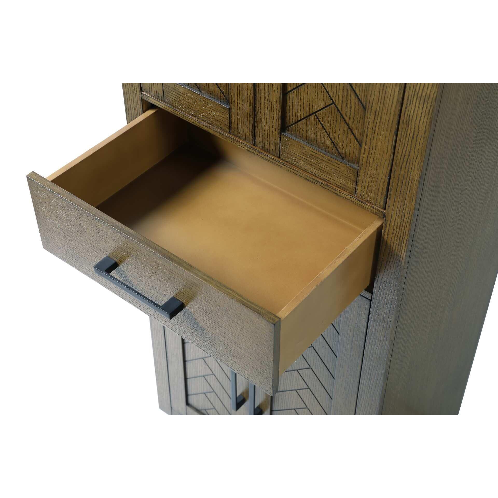 Chase 72 Inch Storage Cabinet by Elegant Decor