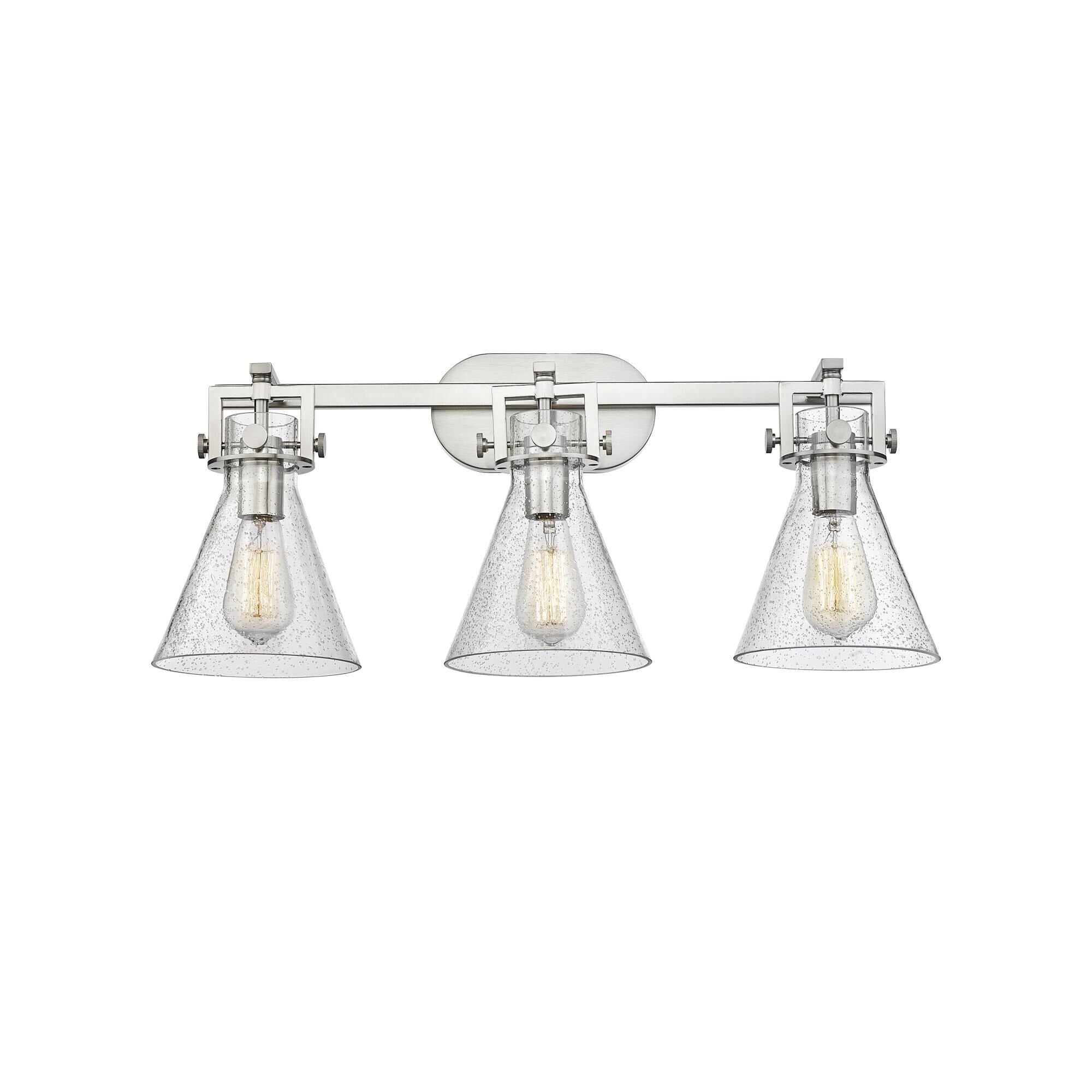 Bruno Marashlian Newton Cone 27 Inch 3 Light Bath Vanity Light by Innovations Lighting