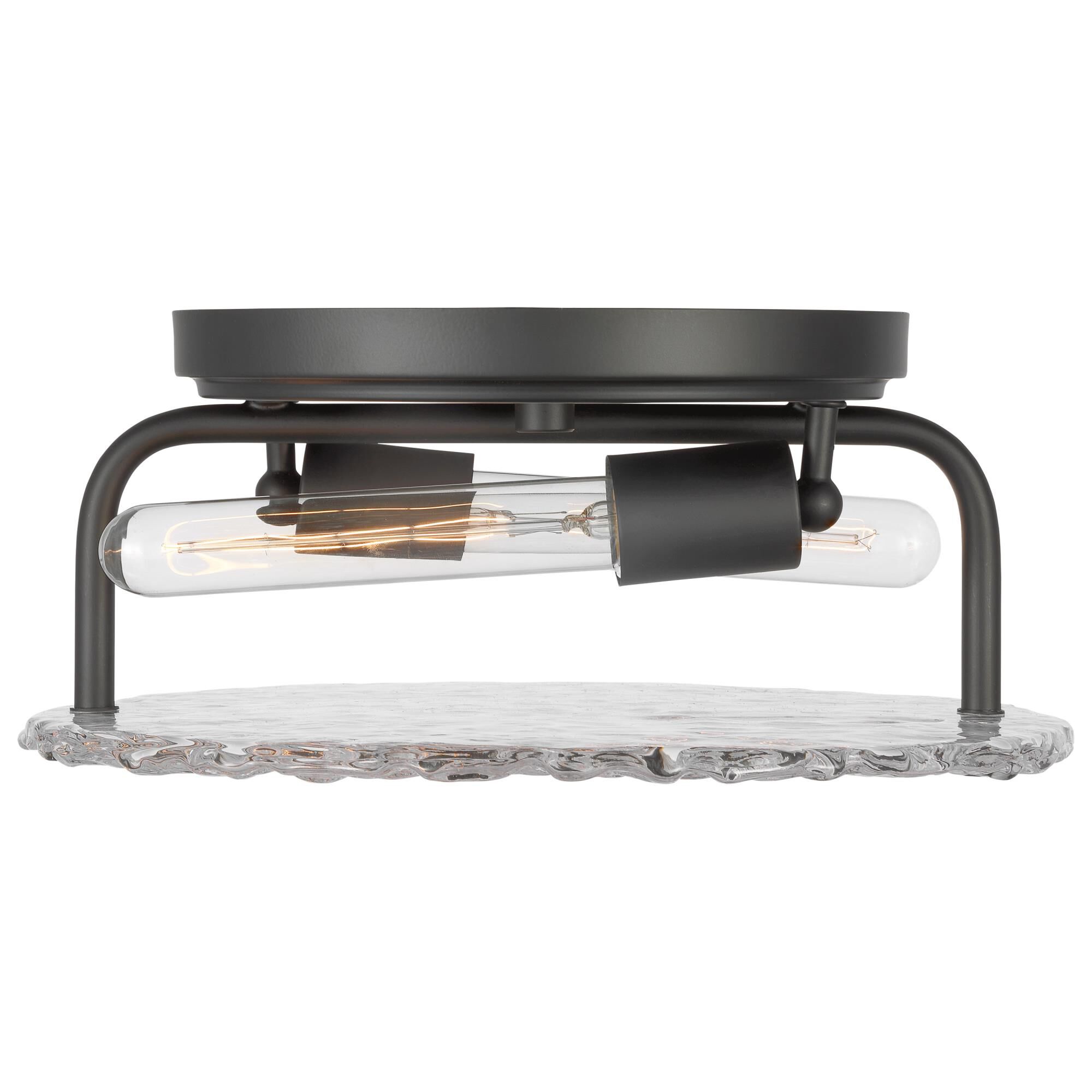 Shown in Matte Black finish and Ice glass