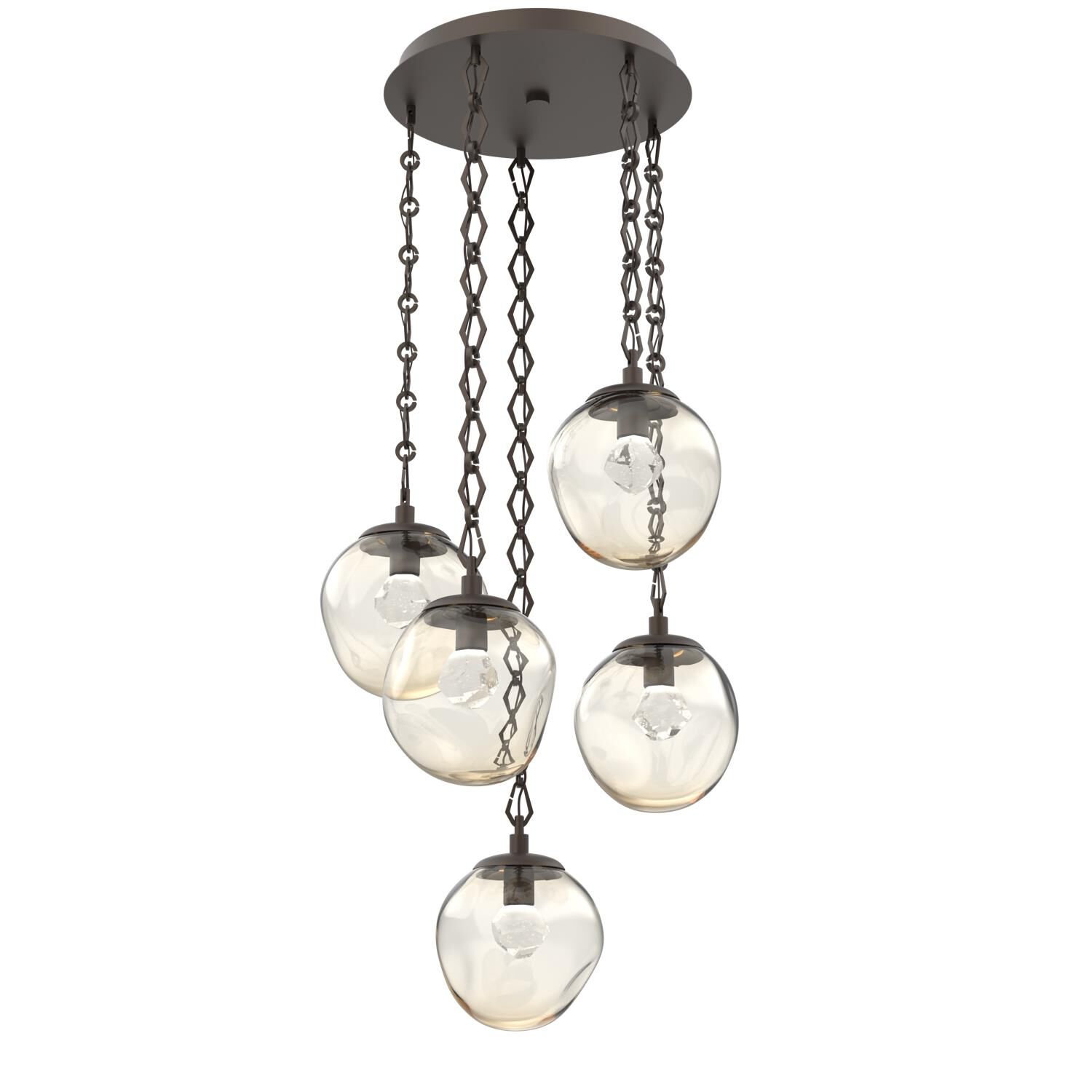 Levi Wilson Aster Led 24 Inch Multi Light Pendant by Hammerton Studio