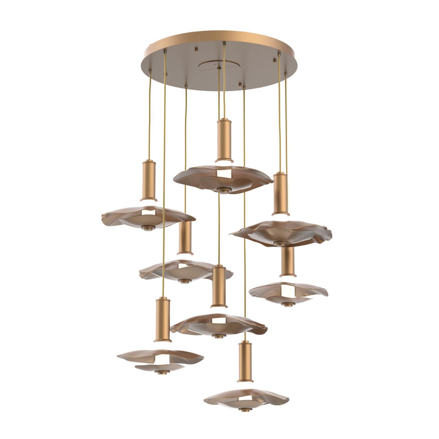 Shown in Novel Brass finish and Matching Finish accent