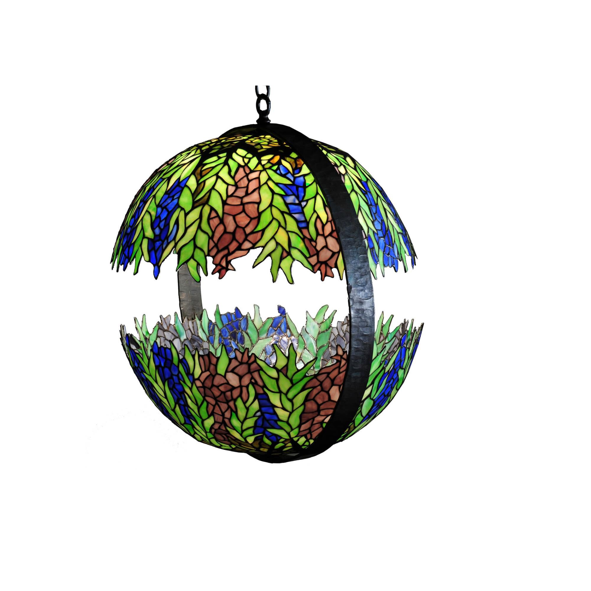 Tiffany Honey Locust 24 Inch Large Pendant by Meyda Lighting