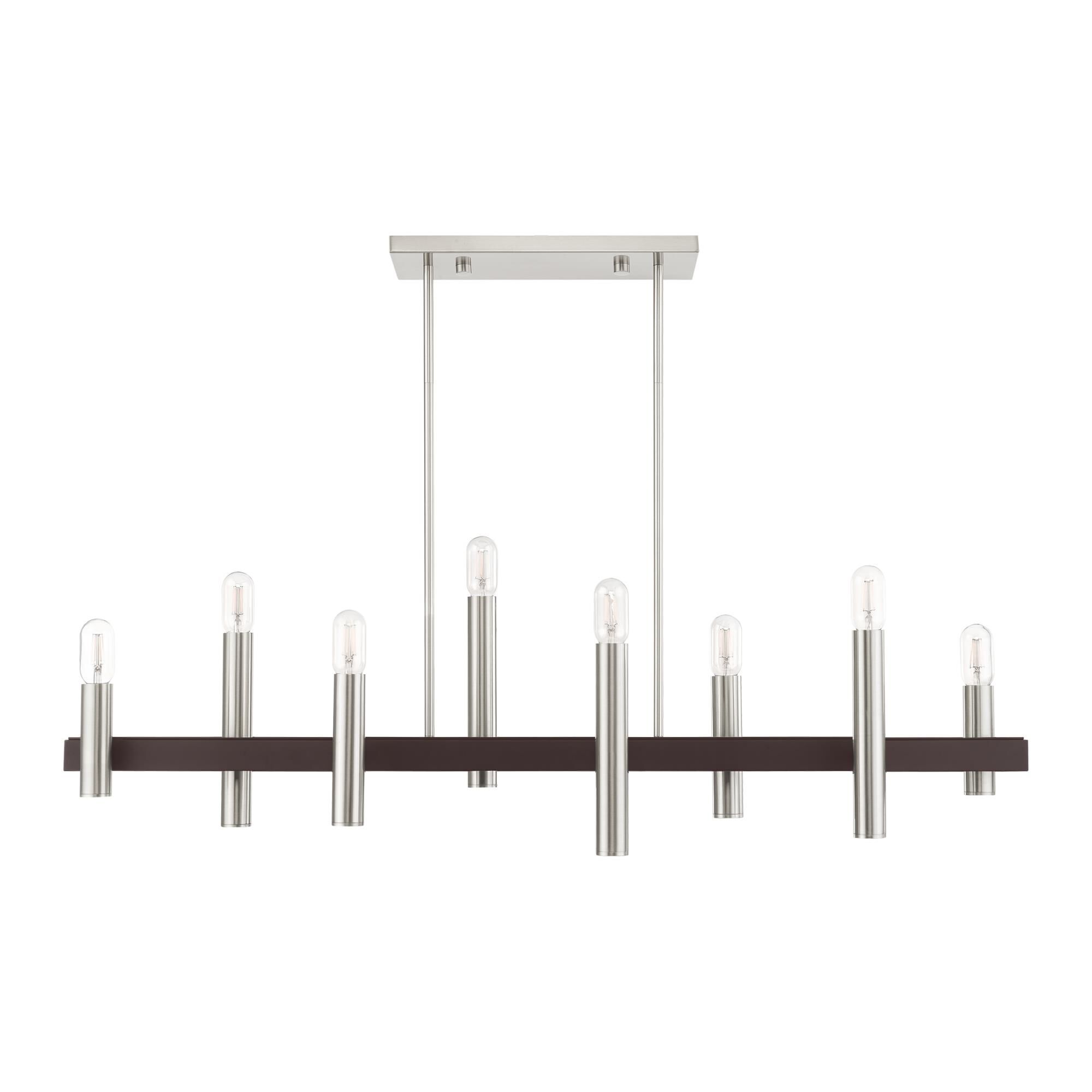 Helsinki 48 Inch 8 Light Linear Suspension Light by Livex Lighting