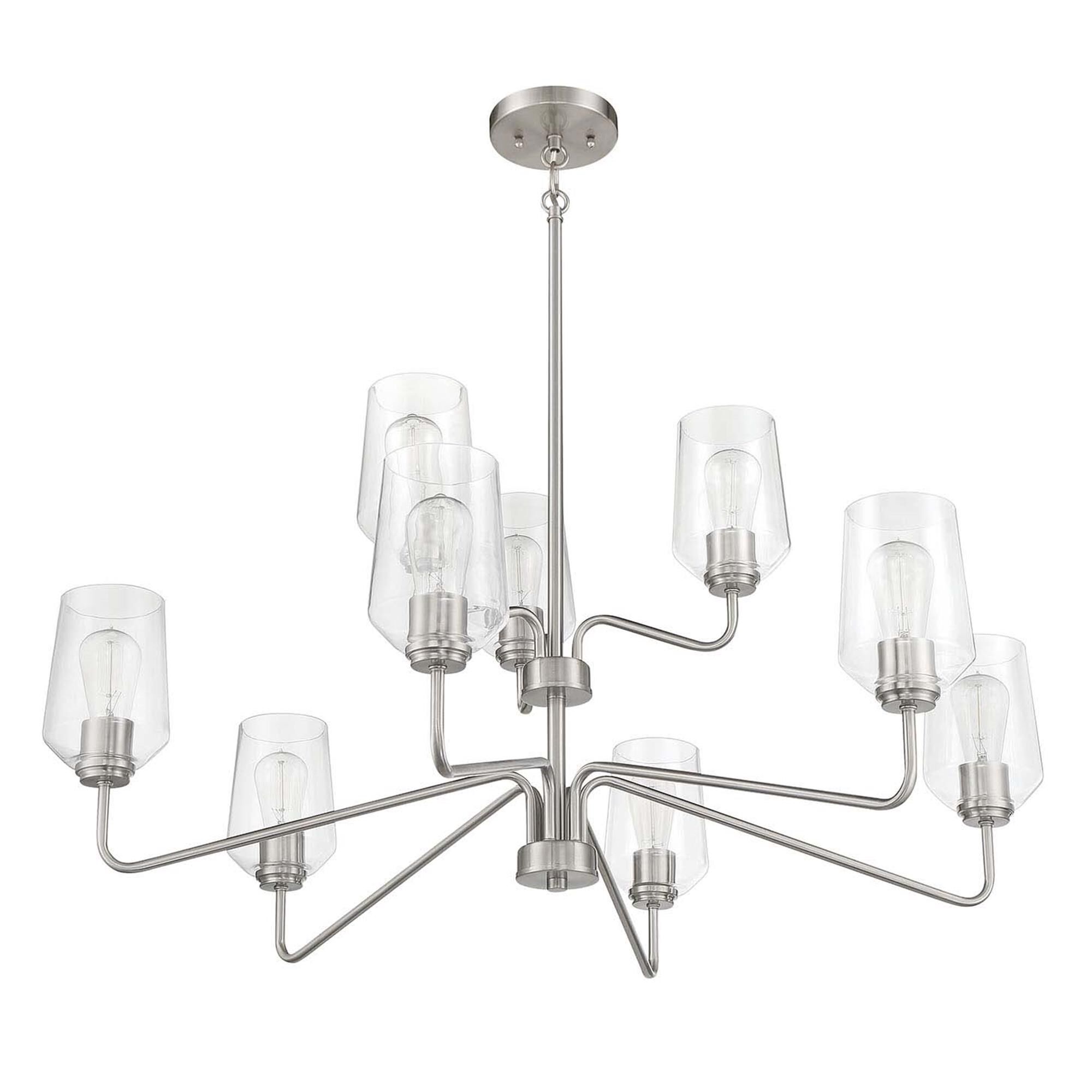 Shown in Brushed Polished Nickel finish