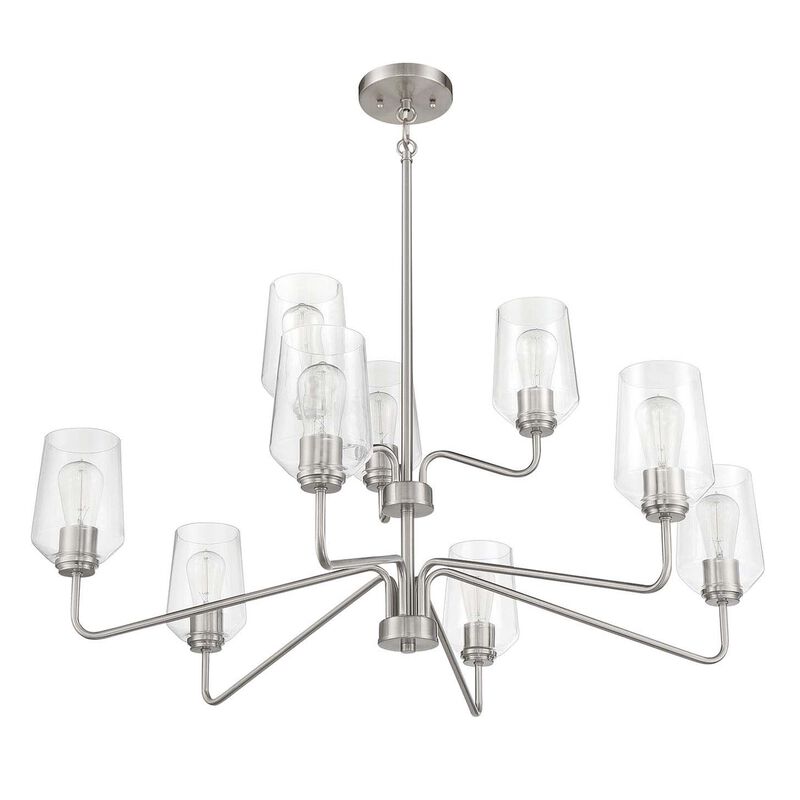 Shayna 39 Inch 9 Light Chandelier by Craftmade