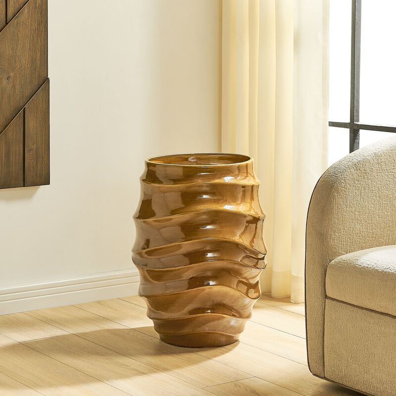 Canyon Wave Planter by Uttermost