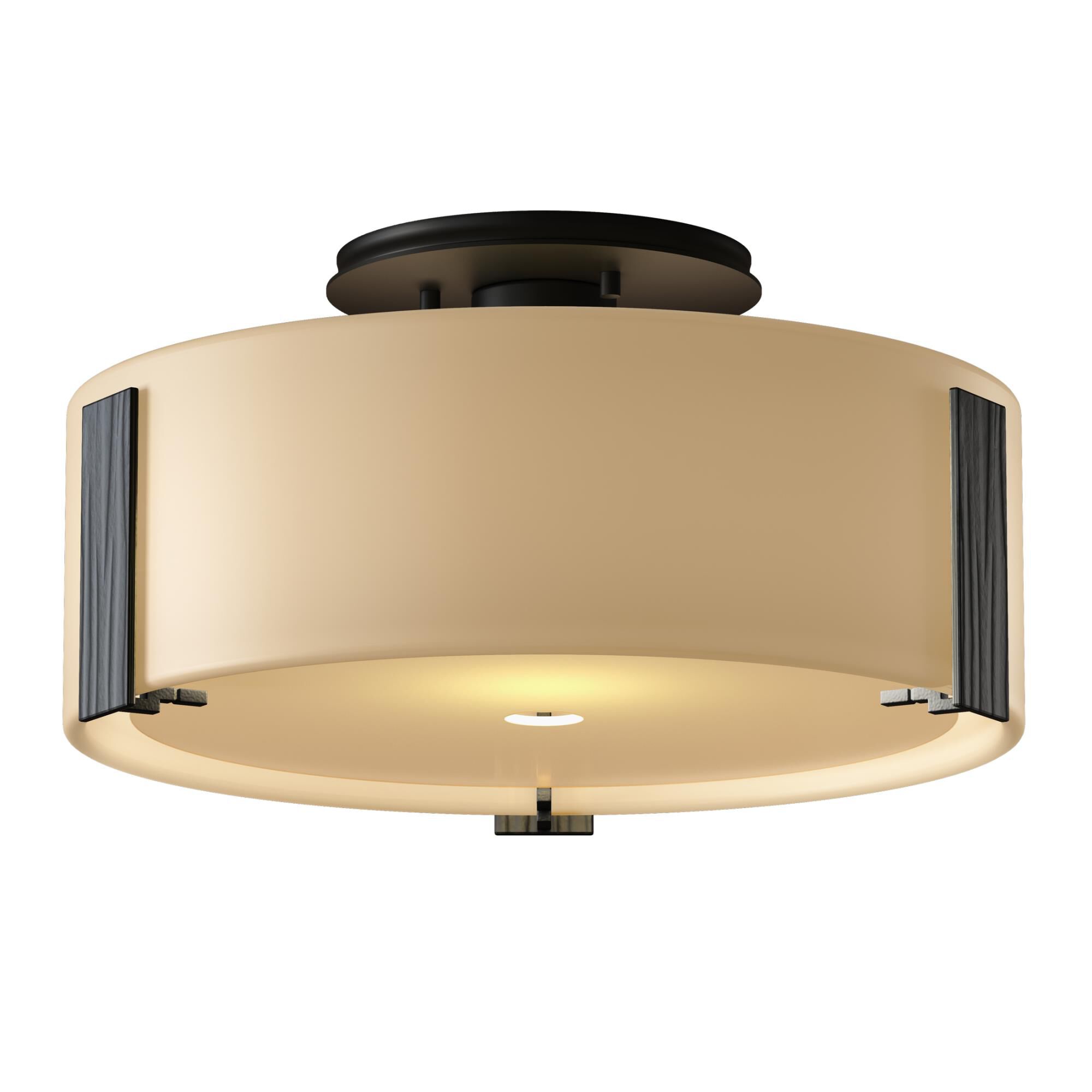 Impressions 11 Inch 1 Light Semi Flush Mount by Hubbardton Forge