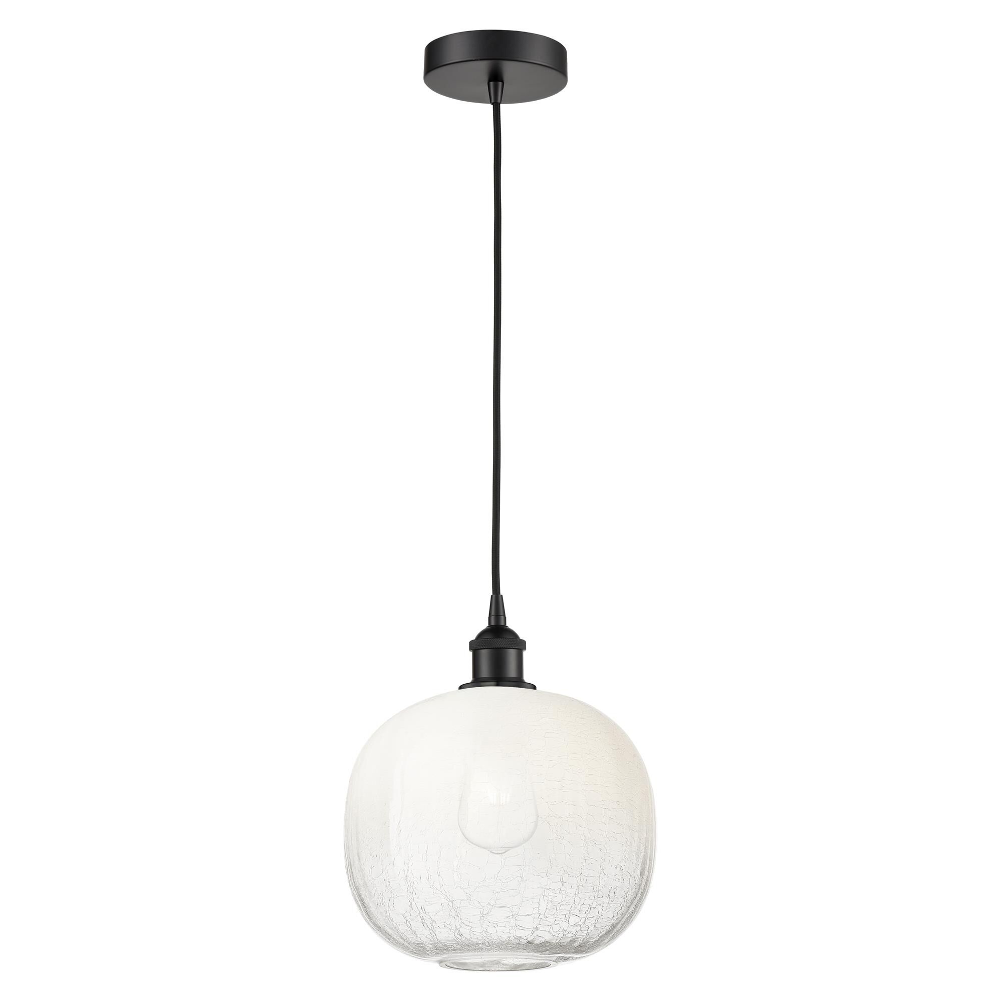 Shown in Matte Black finish and Opal glass