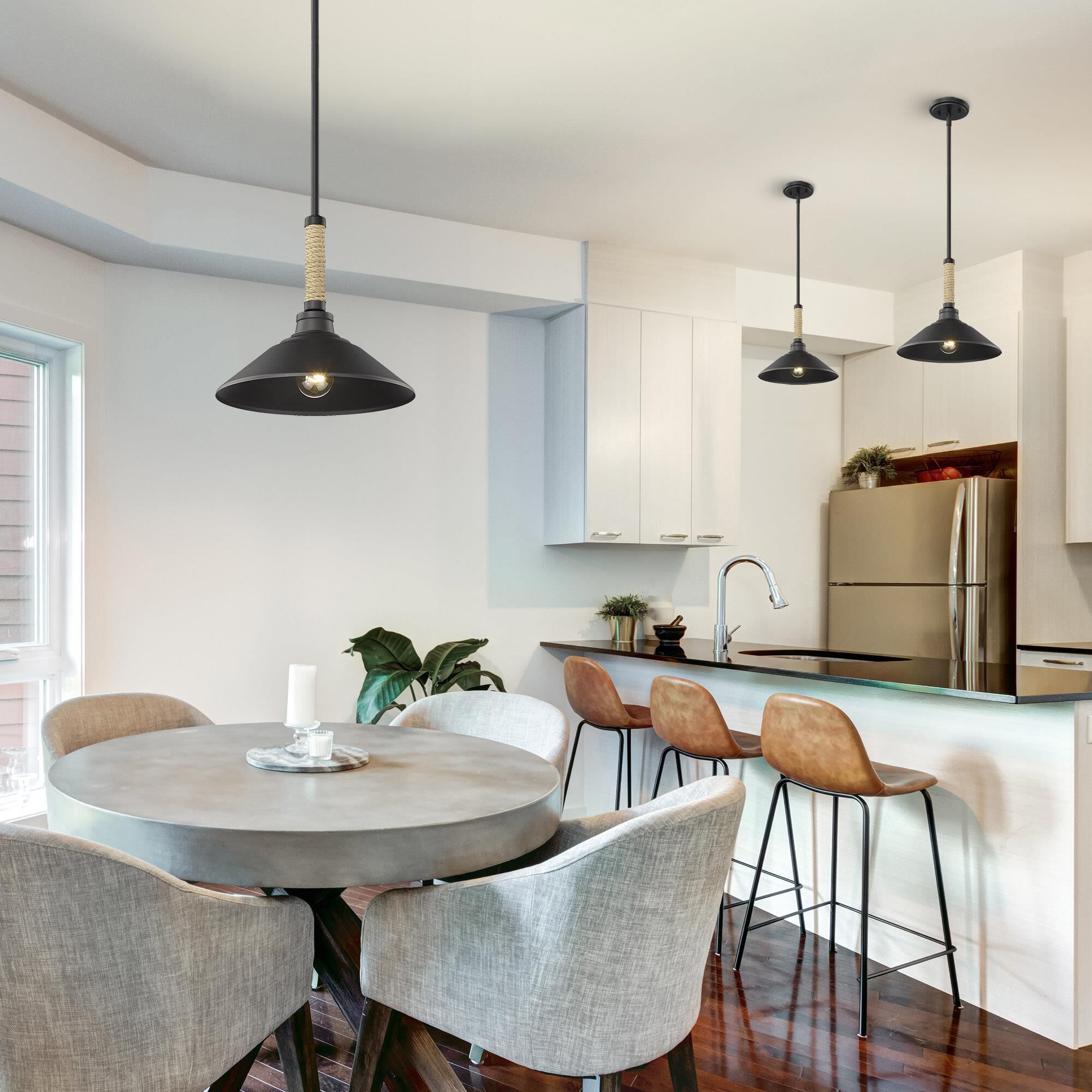 Journey 12 Inch Mini Pendant by Golden Lighting