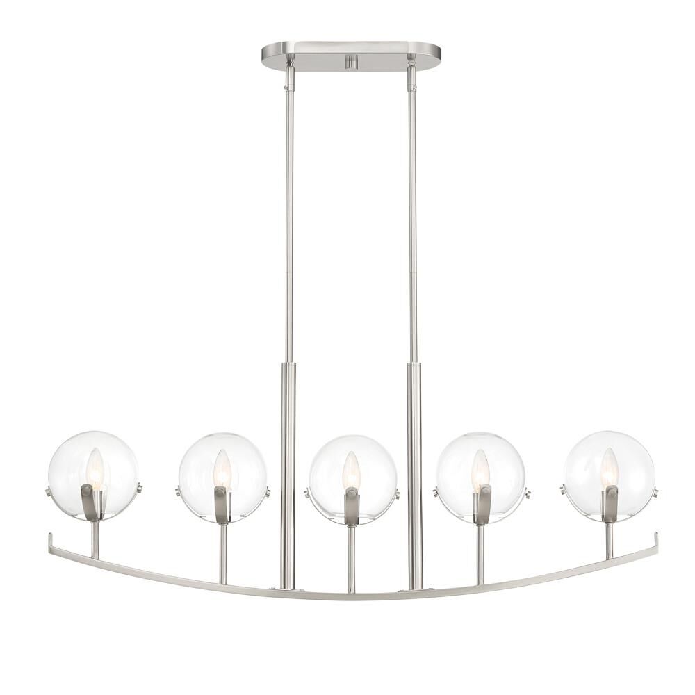 Spyglass 40 Inch 5 Light Linear Suspension Light by Designers Fountain
