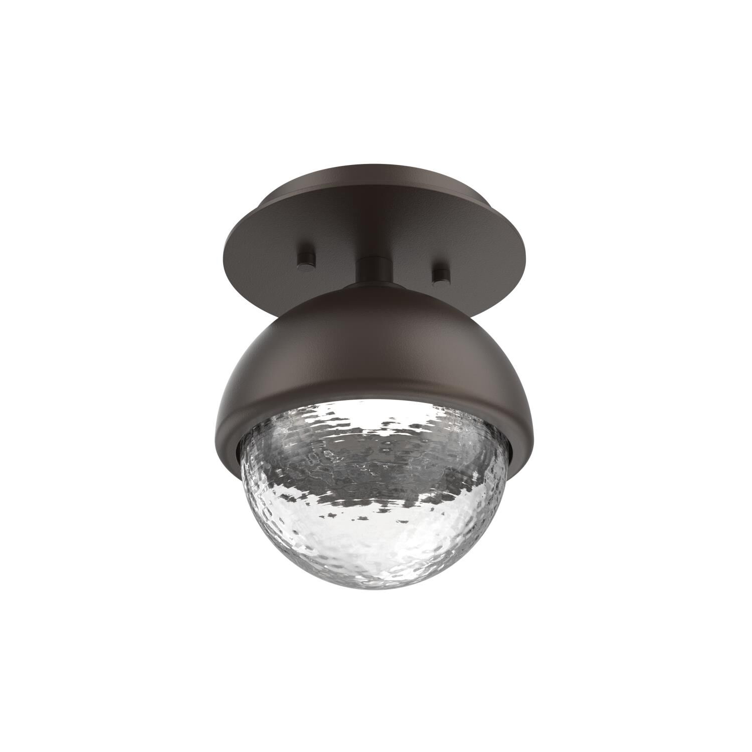 Shown in Flat Bronze finish and Clear glass and Metal Shade Matching Finish accent