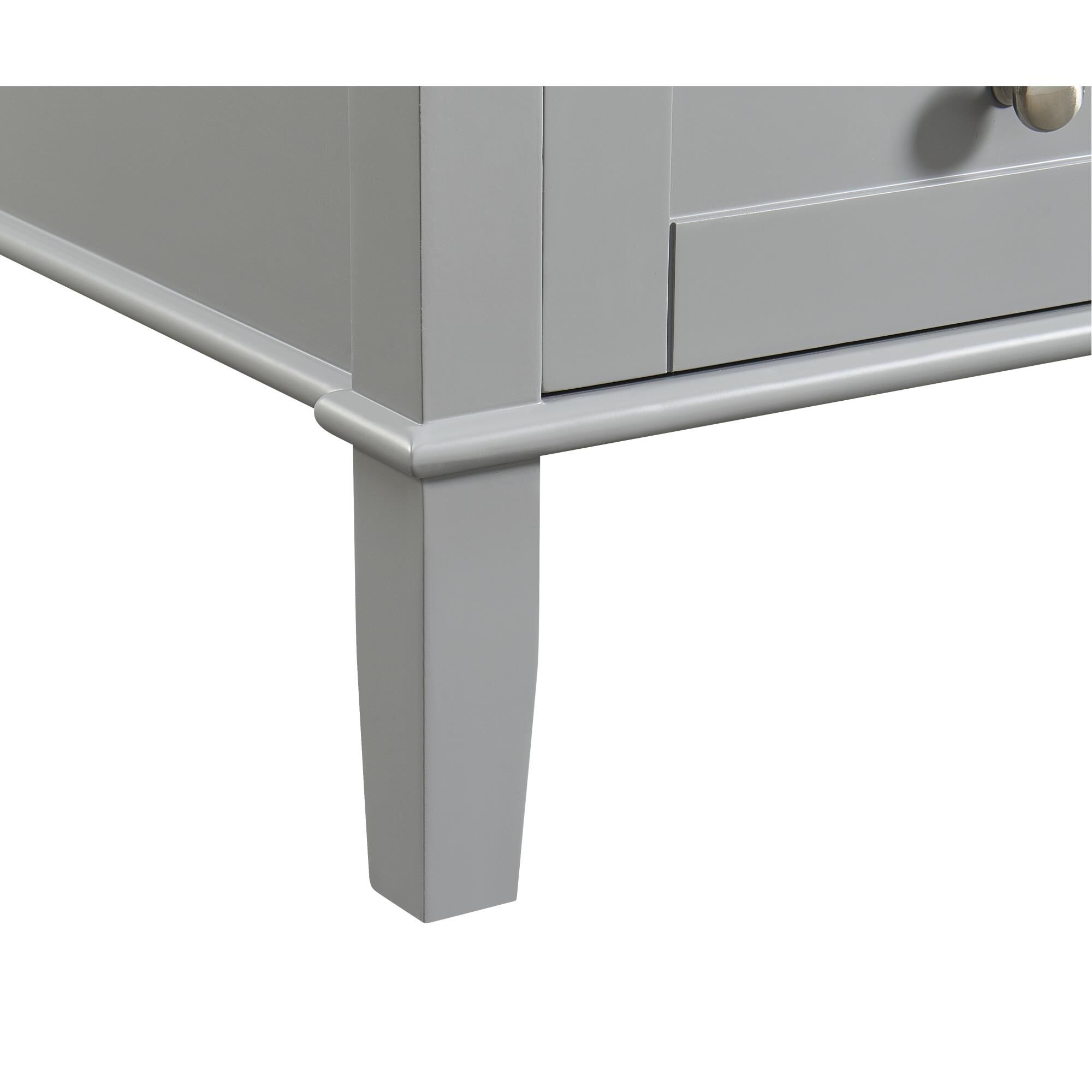 Shown in Grey finish