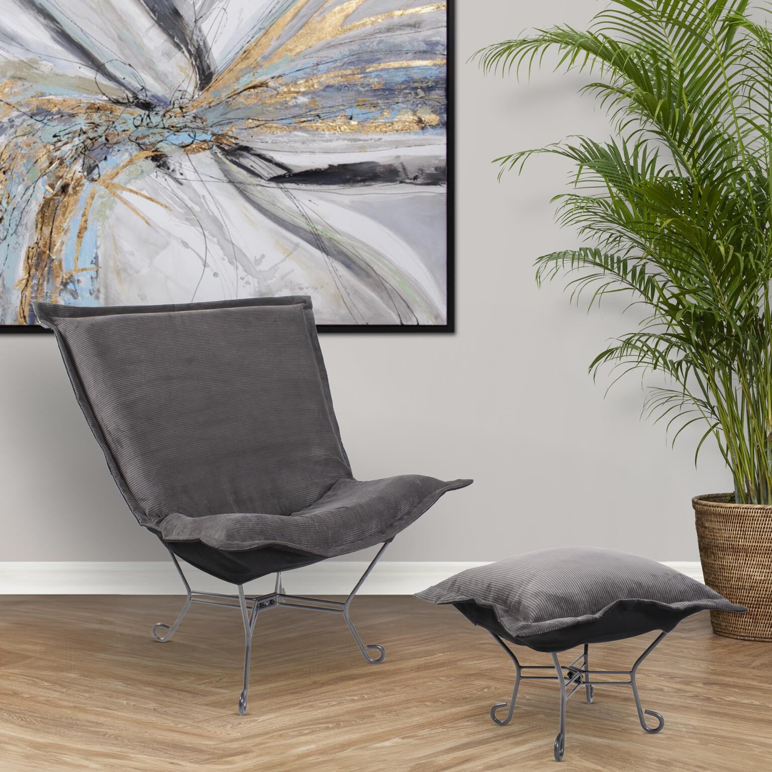 The Pana Puff Ottoman by Howard Elliott Collection