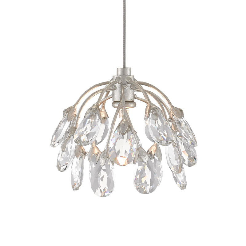 Crystal Bud 15 Light Multi Light Pendant by Currey & Company