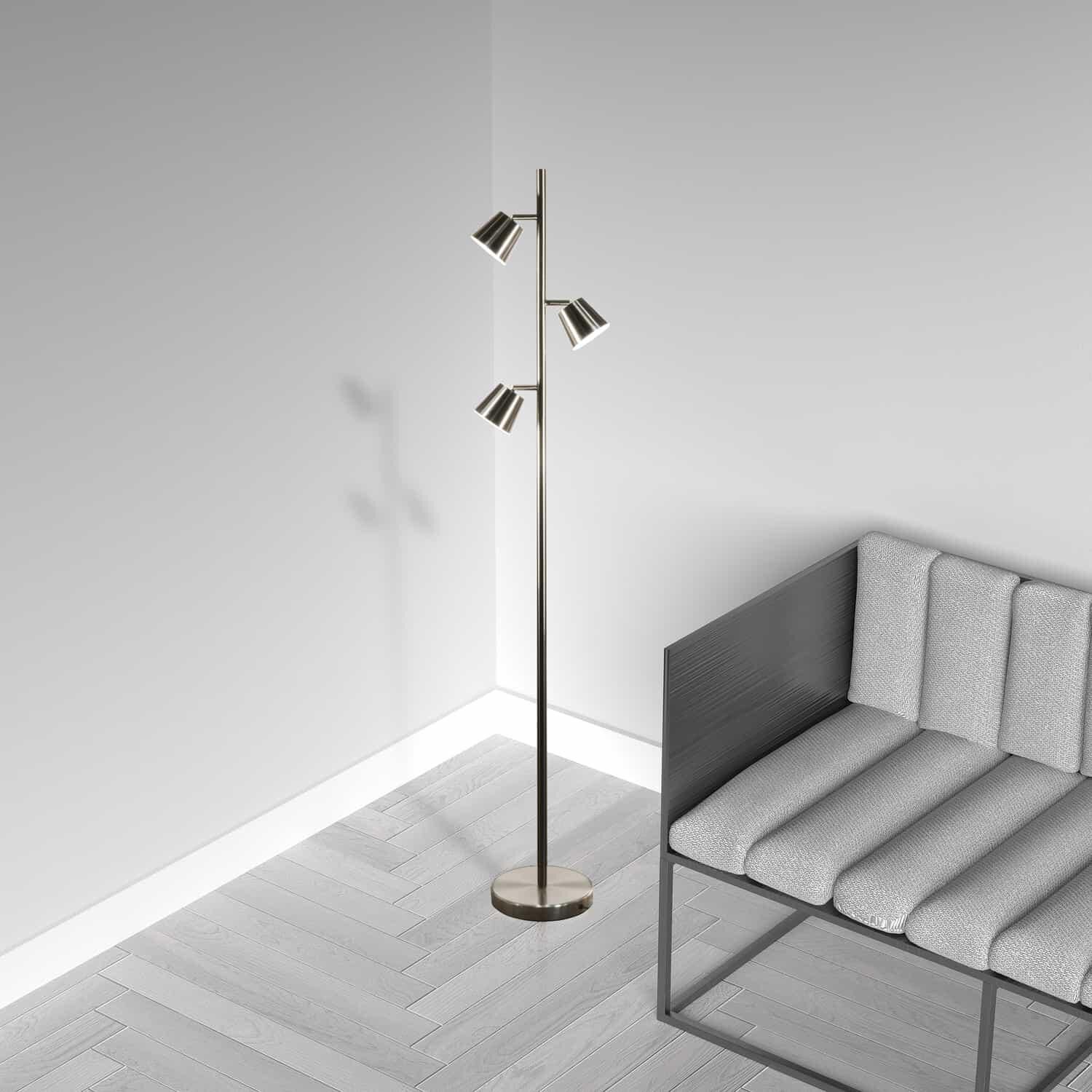 Modern 61 Inch Floor Lamp by Dainolite