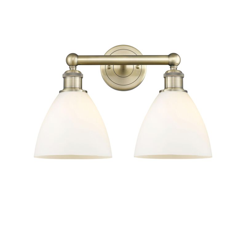 Bruno Marashlian Bristol Glass 16 Inch 2 Light Bath Vanity Light by Innovations Lighting