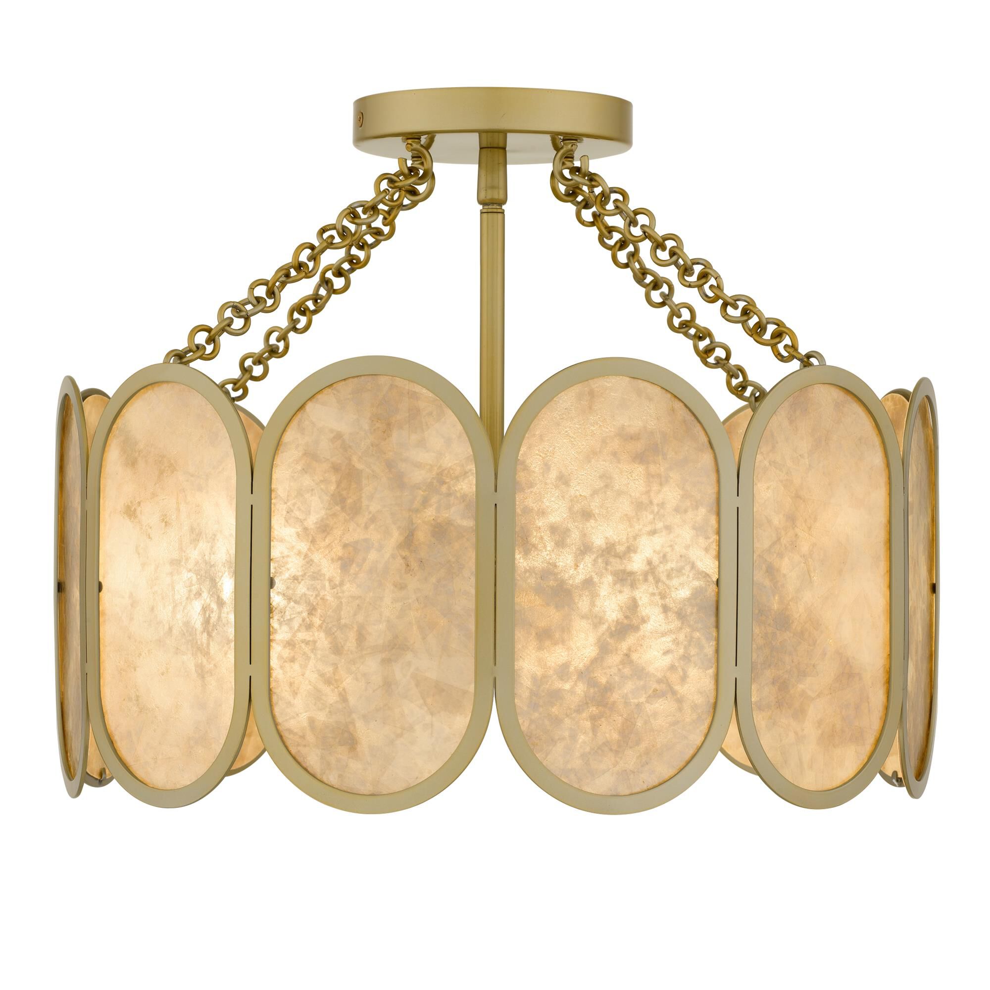 Shown in Light Gold finish and Mica shade