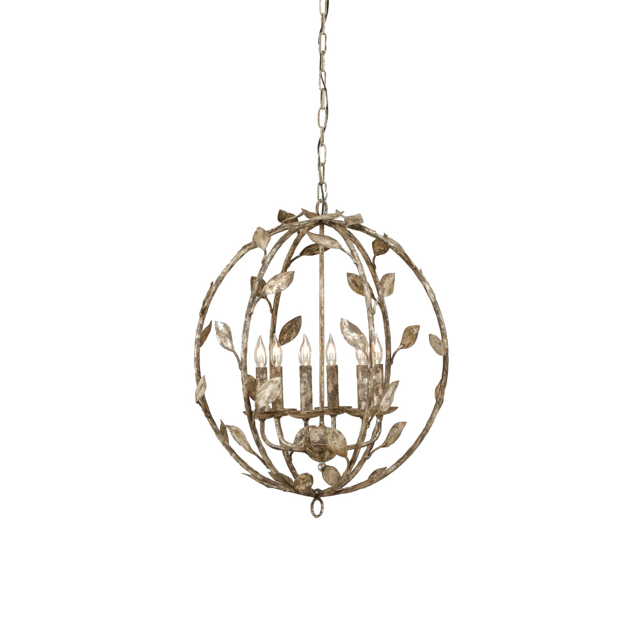 Shown in Iron with Old Silver finish