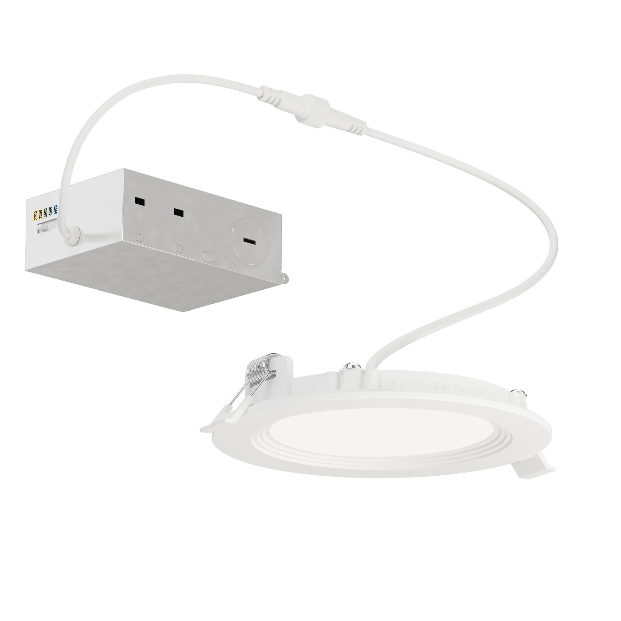 Shown in White finish