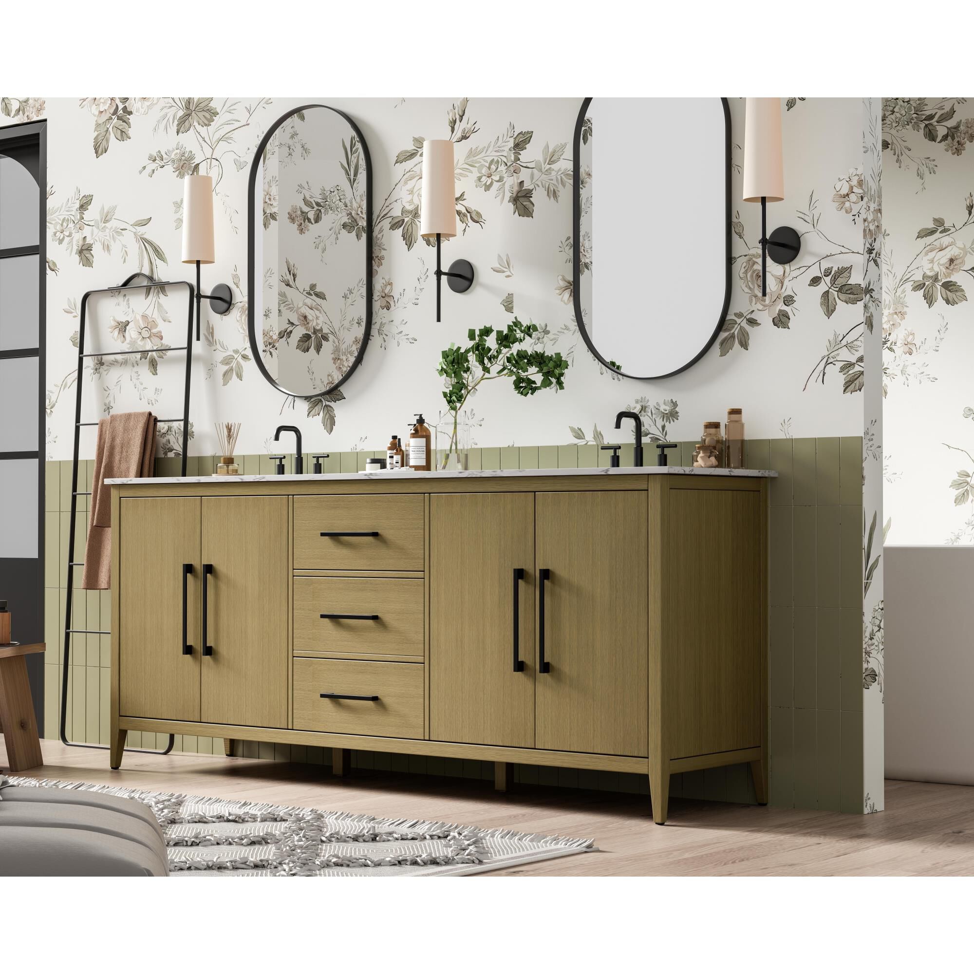 Millie 84 Inch Bath Vanity by Elegant Dcor