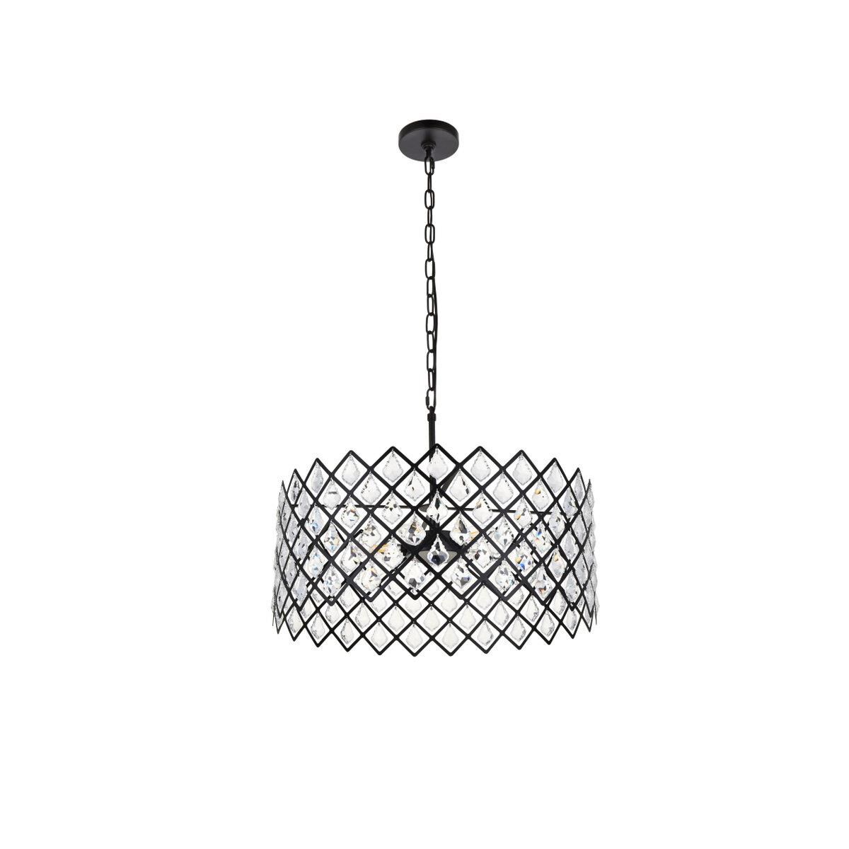 Lyla 21 Inch Large Pendant by Elegant Lighting