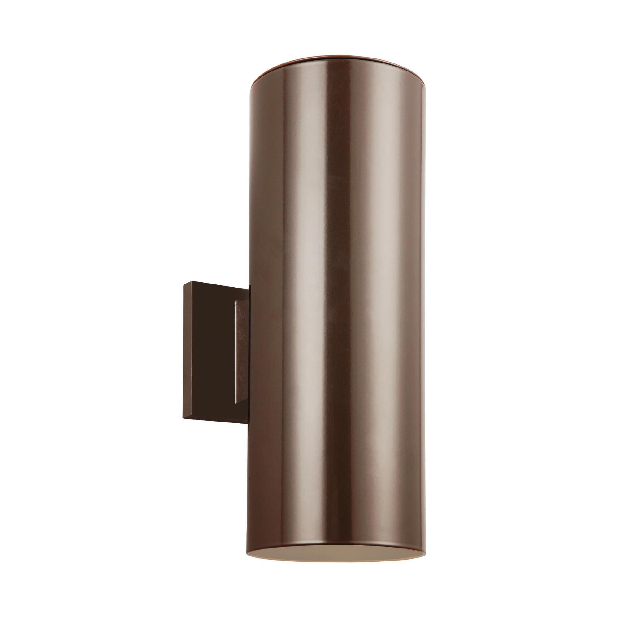 Outdoor Cylinders 18 Inch Tall 2 Light LED Outdoor Wall Light by Visual Comfort Studio Collection