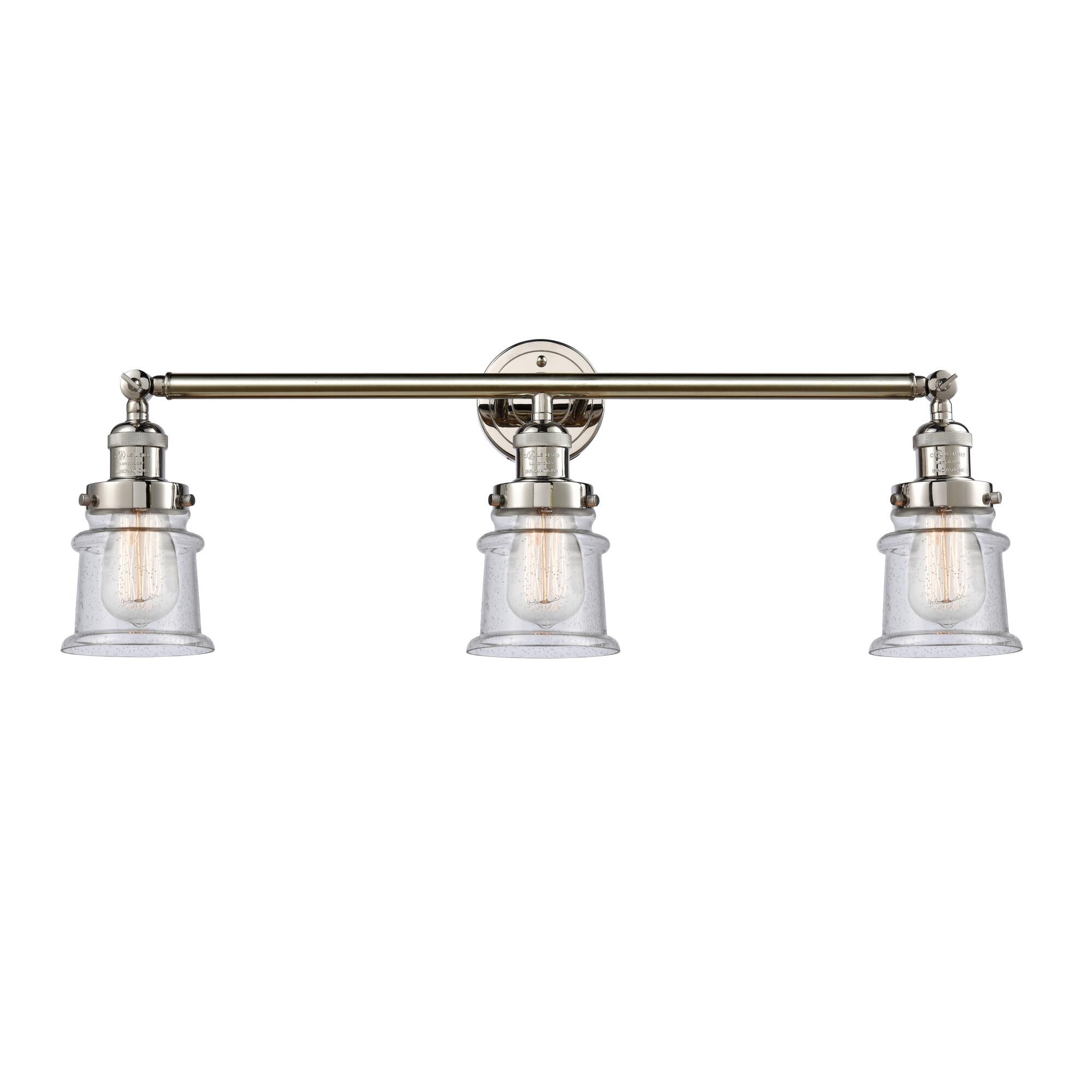 Bruno Marashlian Small Canton 30 Inch 3 Light Bath Vanity Light by Innovations Lighting