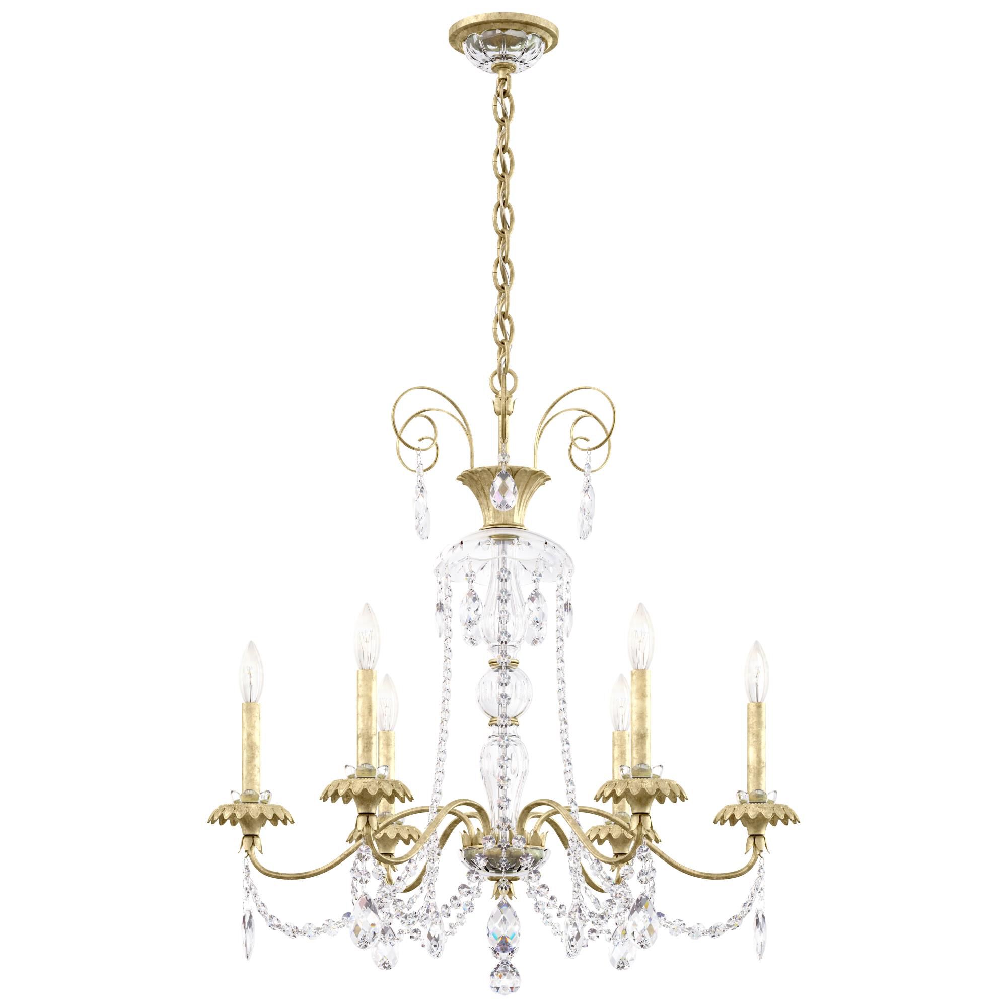 Helenia 28 Inch 6 Light Chandelier by Schonbek