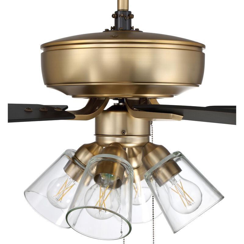 Pro Plus 52 Inch Ceiling Fan with Light Kit by Craftmade