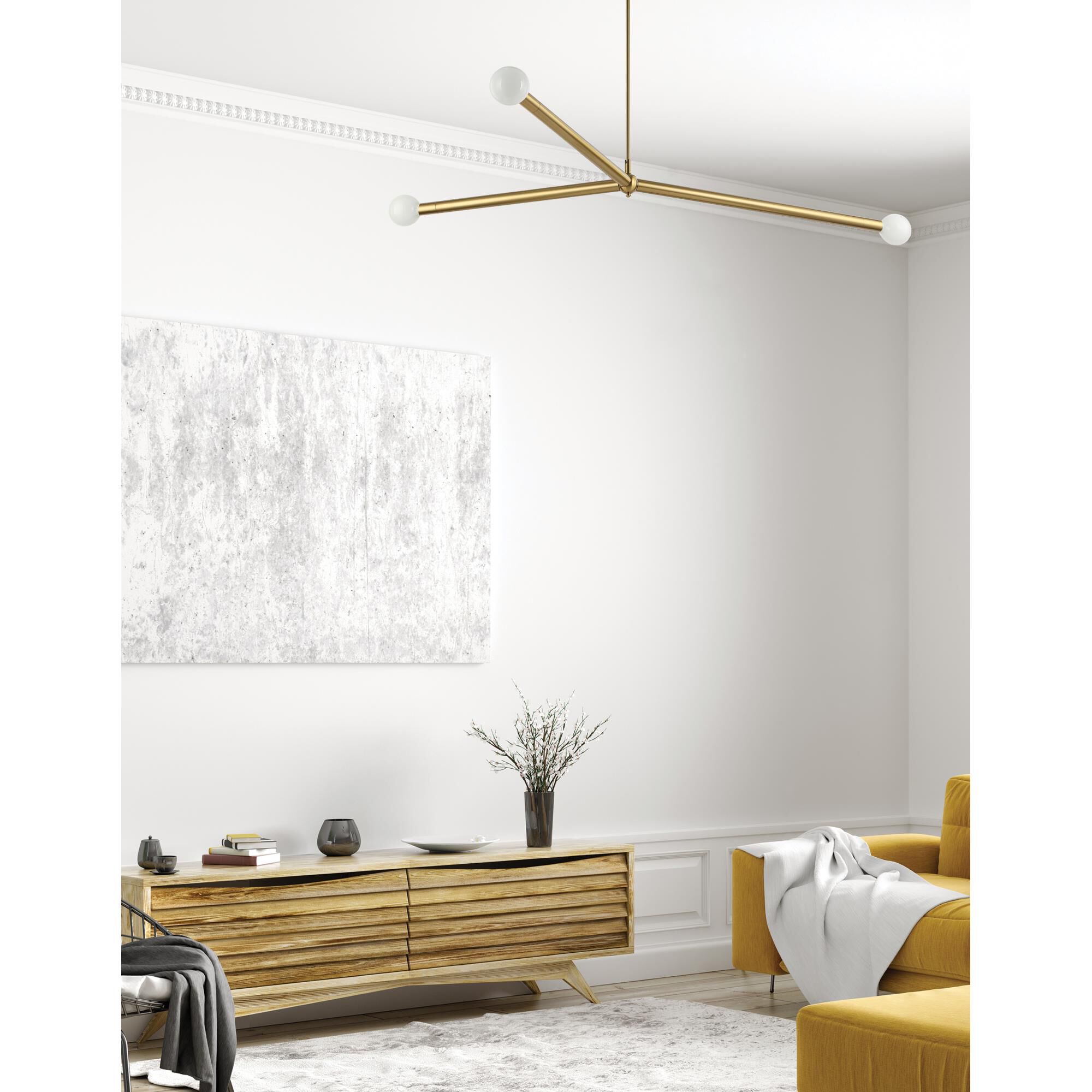 Cerberus 62 Inch Chandelier by Dainolite