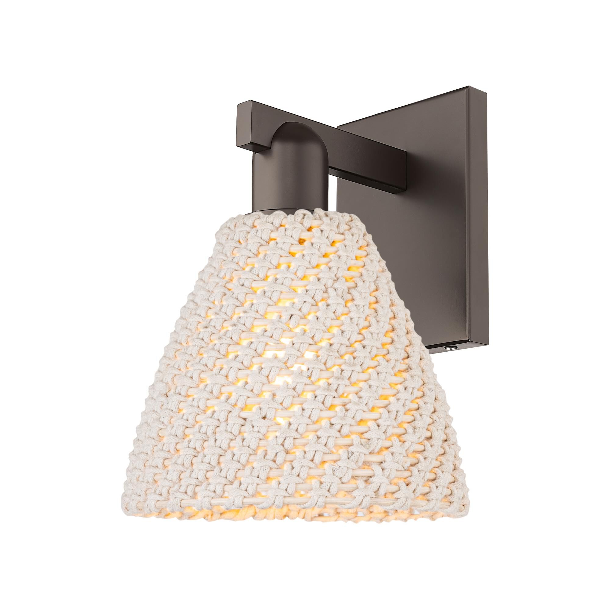 Bruno Marashlian Natural Ballston Dome 11 Inch Wall Sconce by Innovations Lighting