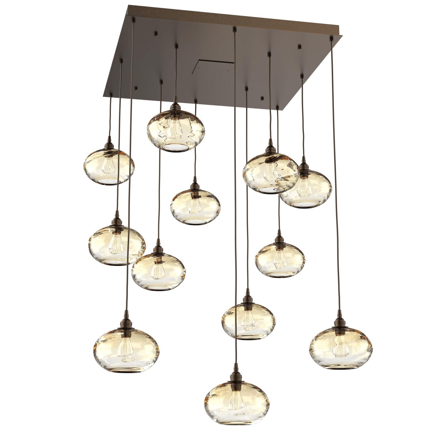 Coppa 35 Inch 12 Light Multi Light Pendant by Hammerton Studio